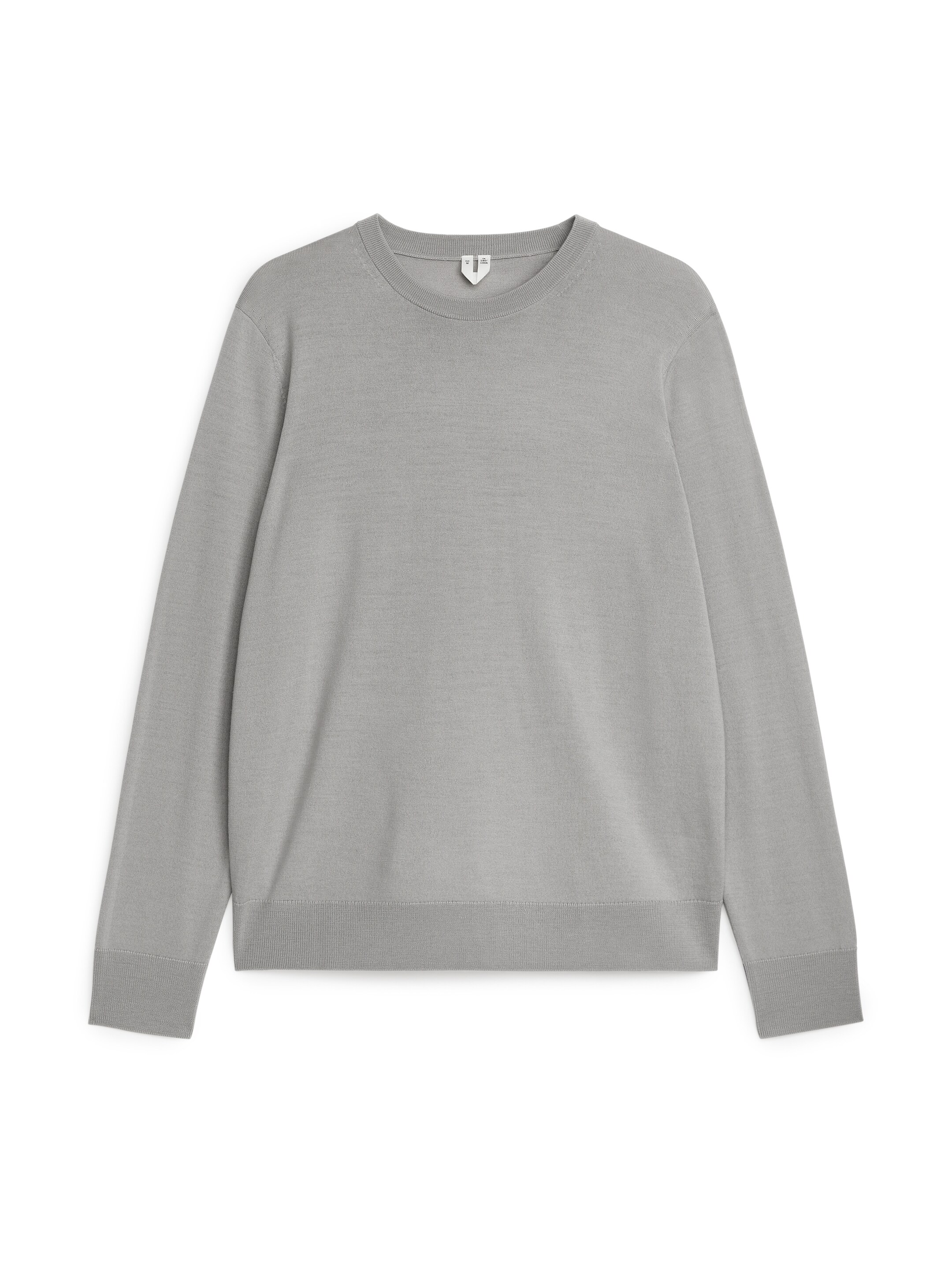 Visualizza immagine più grande: Maglione in lana merino con lavorazione sottile - Greige chiaro - UOMO | H&M IT 1