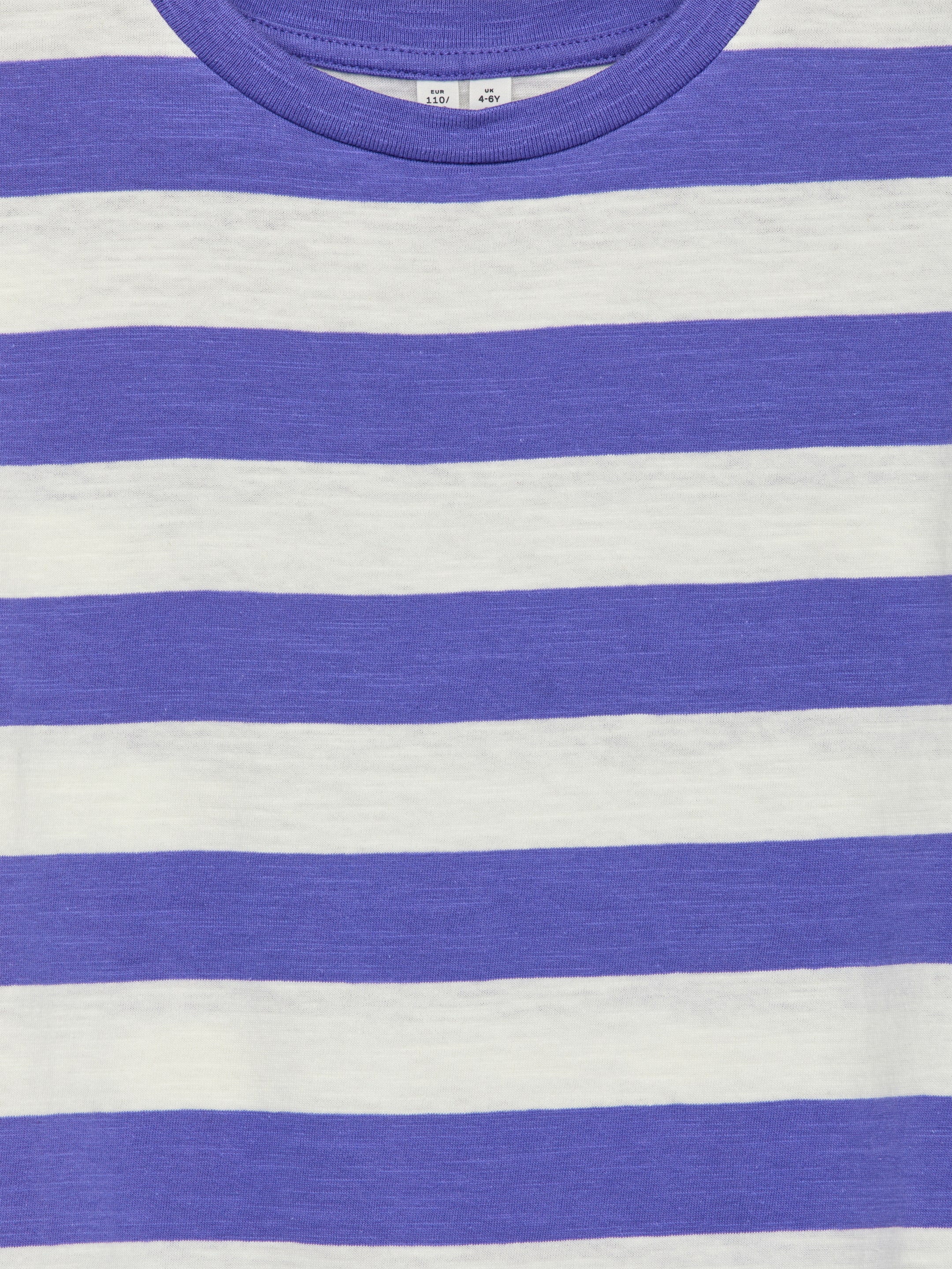 T-Shirt aus Flammengarn - Lila/weiß - Oversize - Kinder - StillMedia/DescriptiveDetail - 2