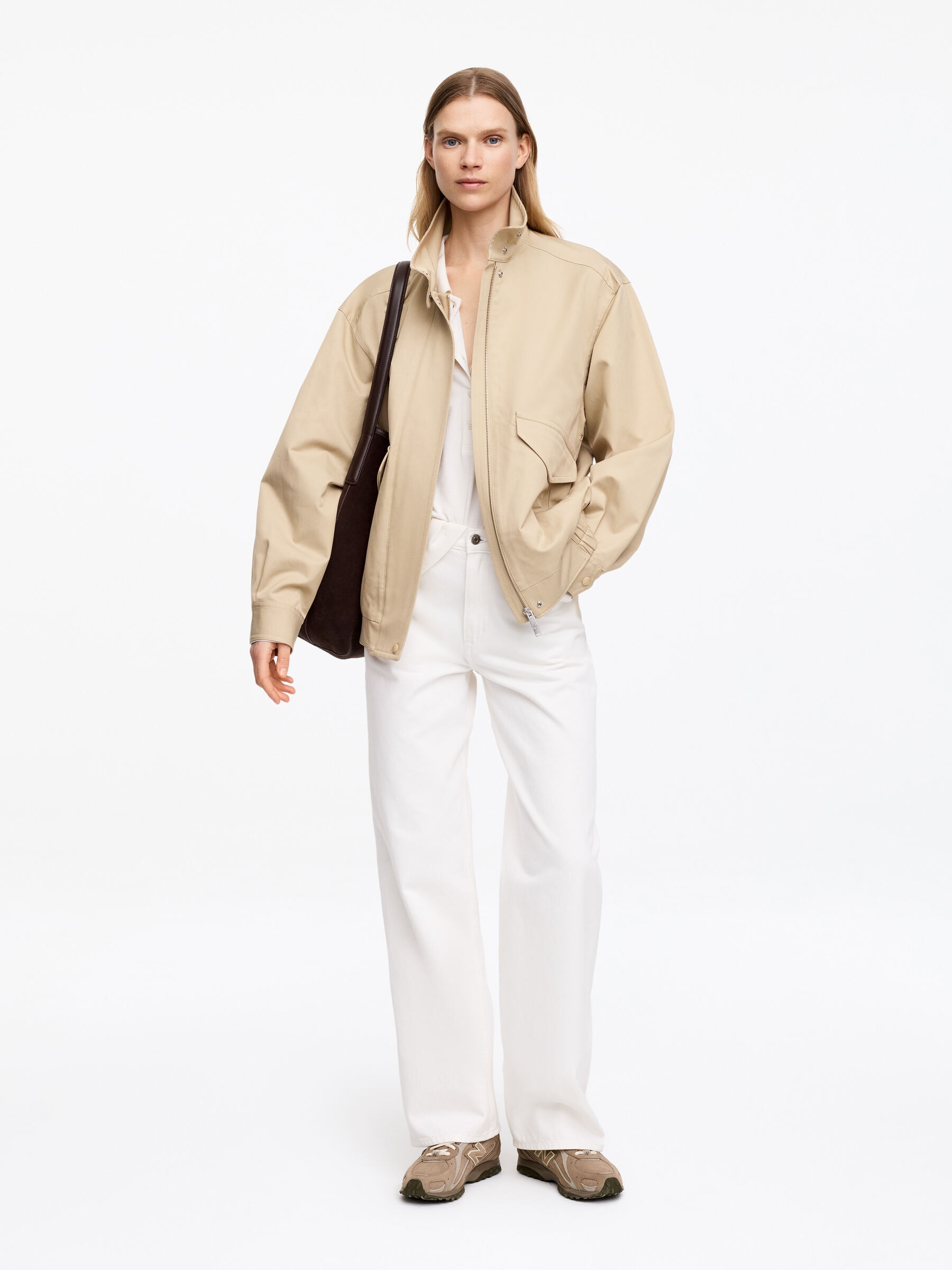 Baskets en cuir suédé NEW BALANCE 204L - Beige foncé - Femme - StillMedia/Lookbook - 8