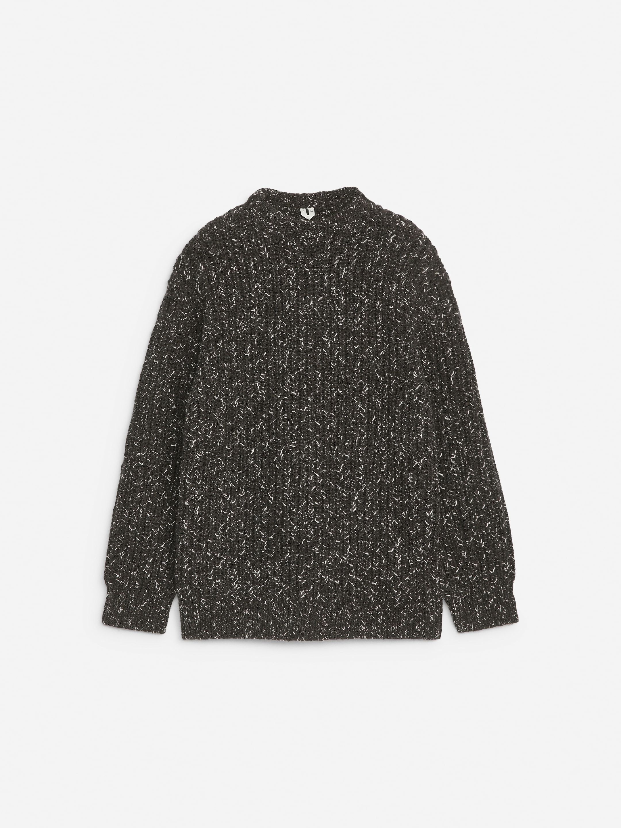 View larger image: Knitted Jumper - Black Melange - Ladies | H&M GB 1