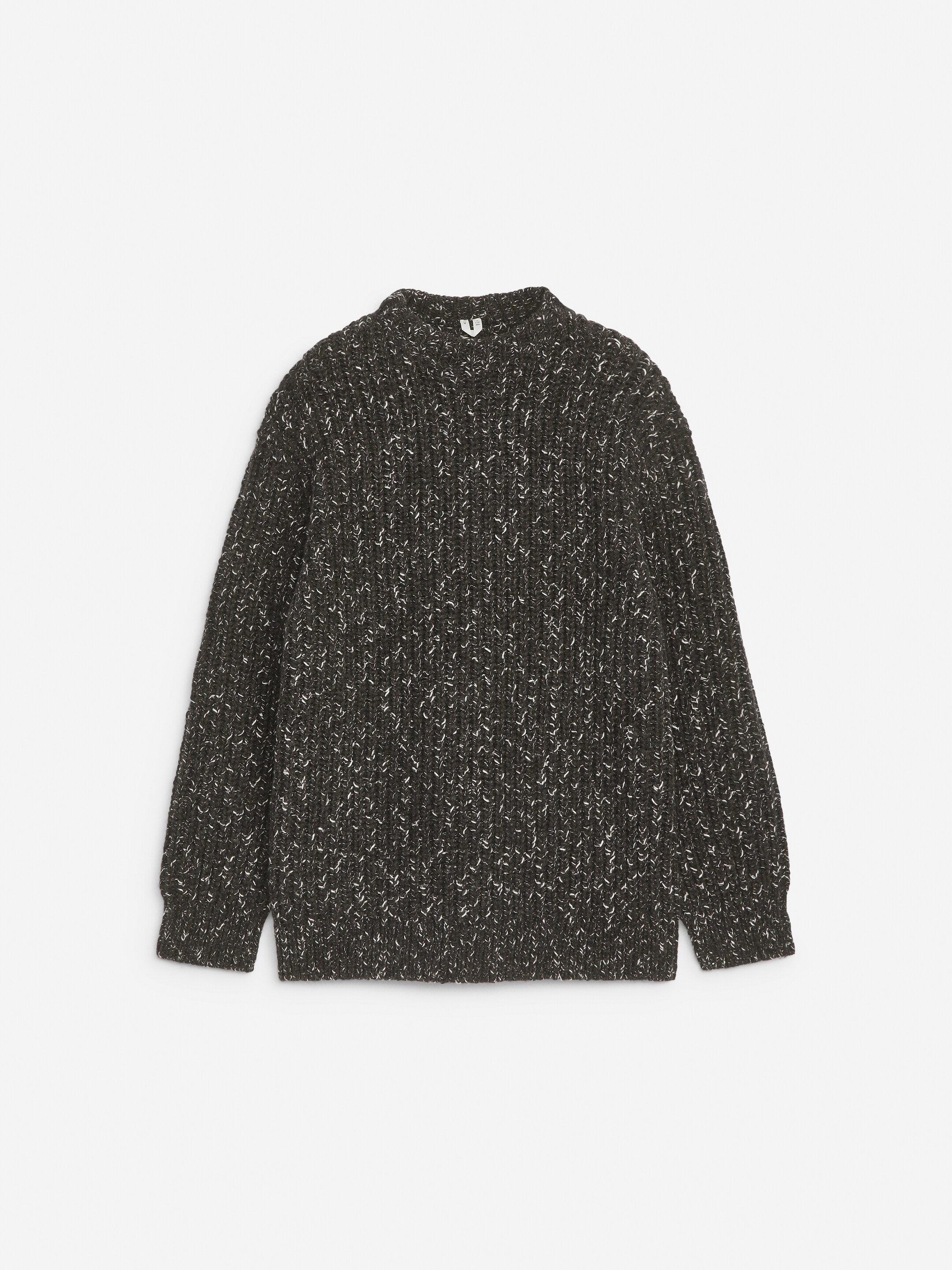 Maglione lavorato - Nero mélange - Regular fit - Women - StillMedia/DescriptiveStillLife - 2