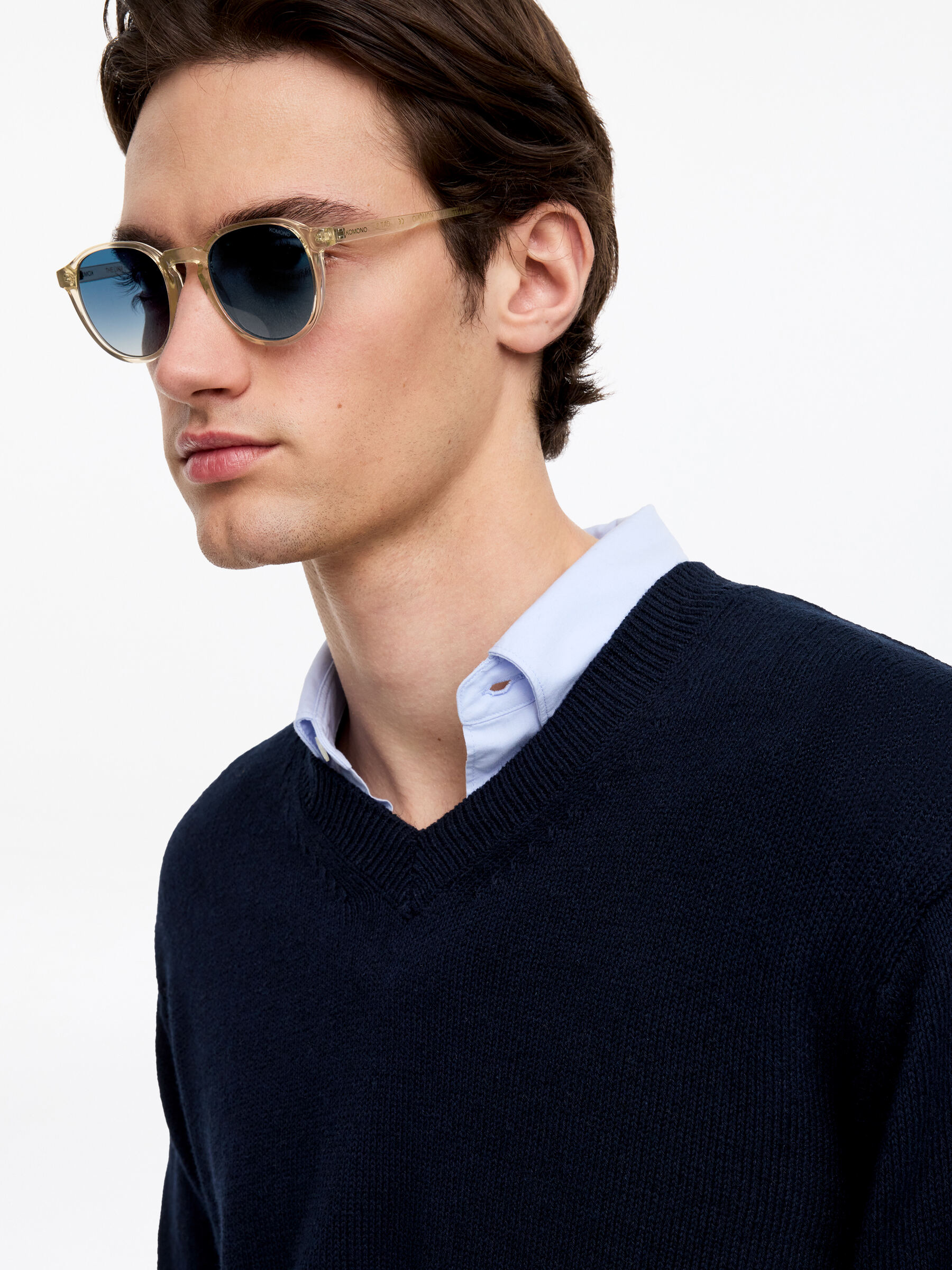 Gafas de sol Liam KOMONO - Azul y arena - Men - StillMedia/Lookbook - 10