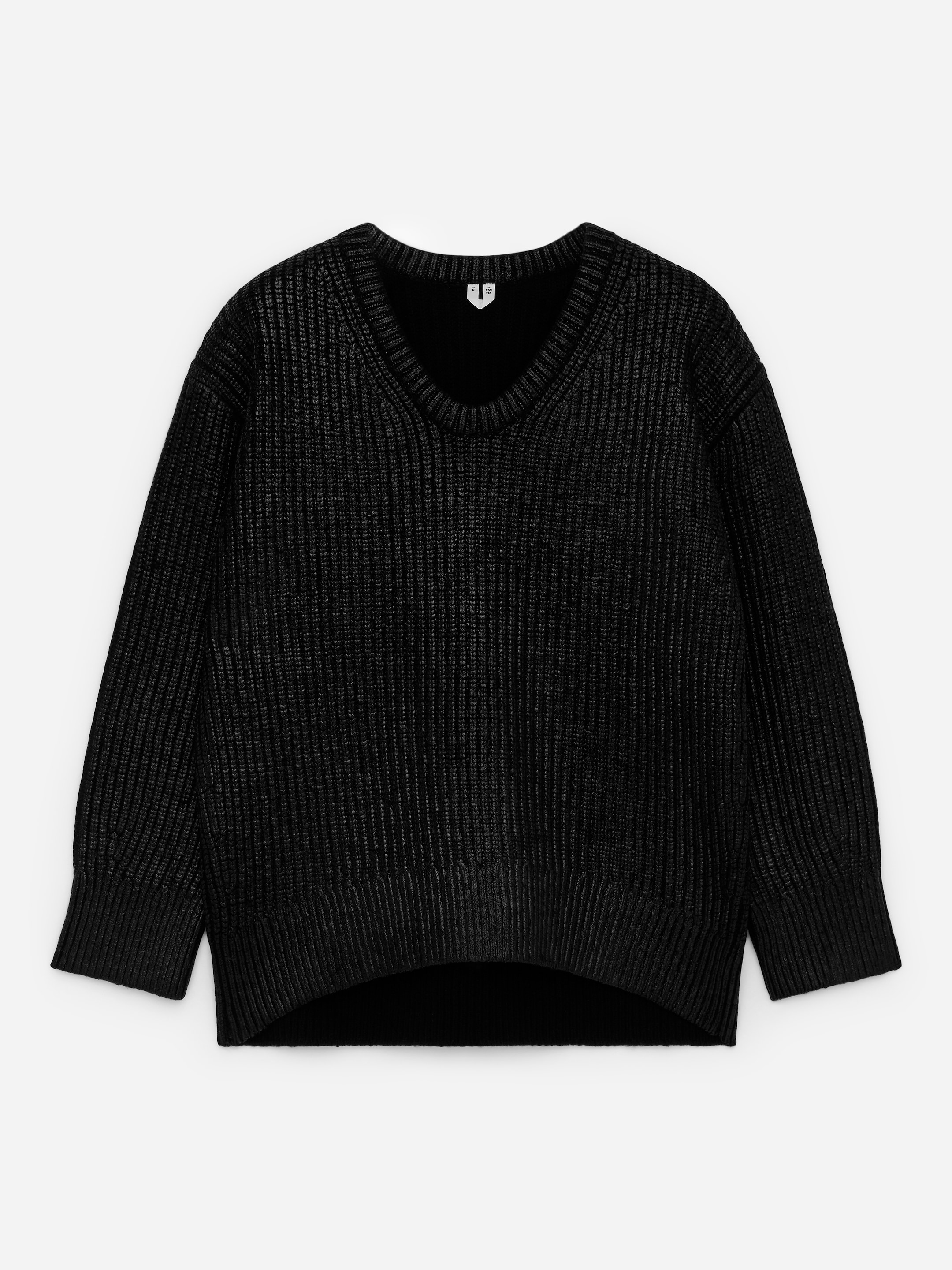 Jersey de lana revestida-#0f0f0e-17402
