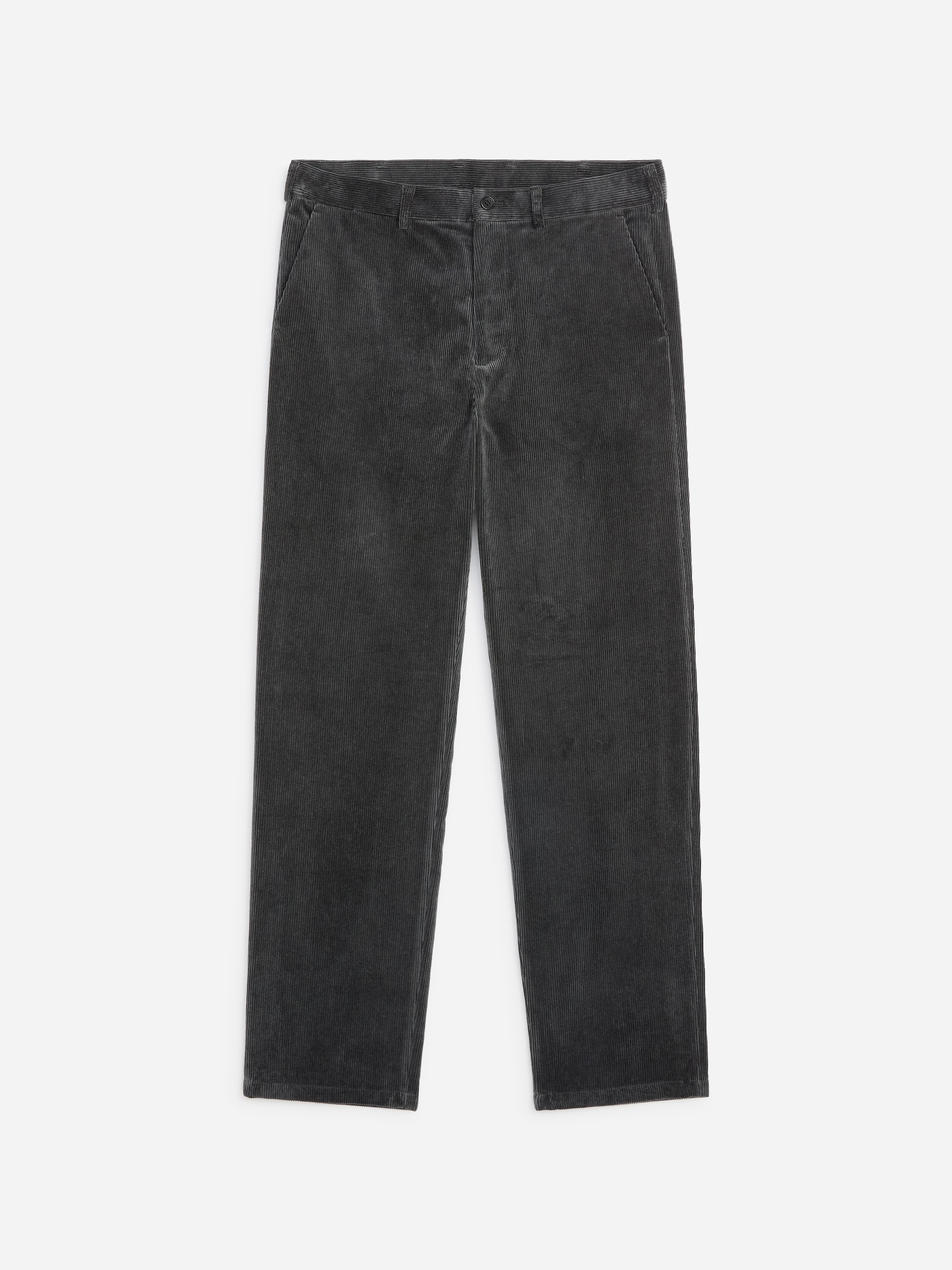 Regular Corduroy Trousers - Dark Grey - Regular fit - men - StillMedia/DescriptiveStillLife - 1