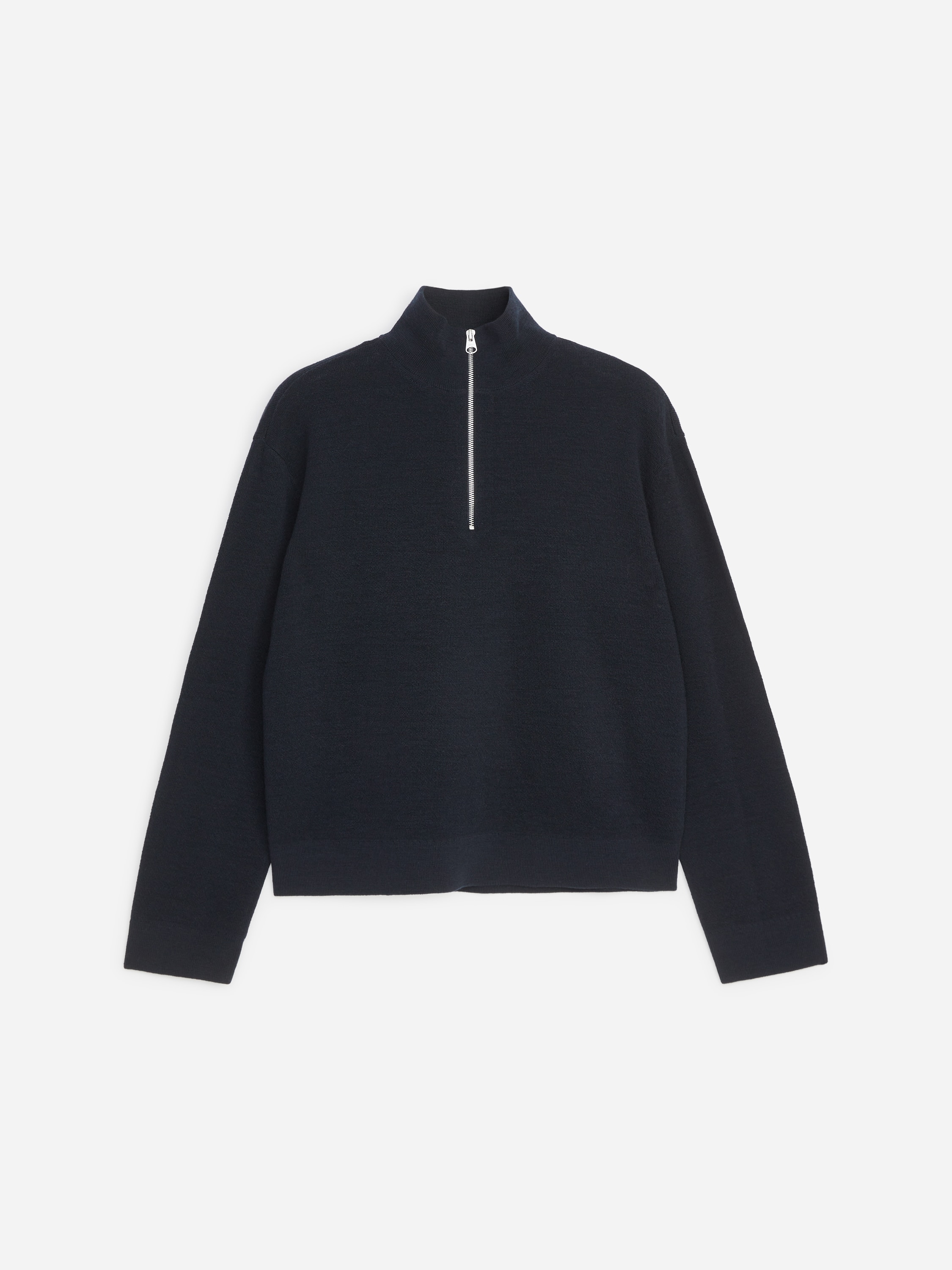 Half Zip Merino Wool Jumper