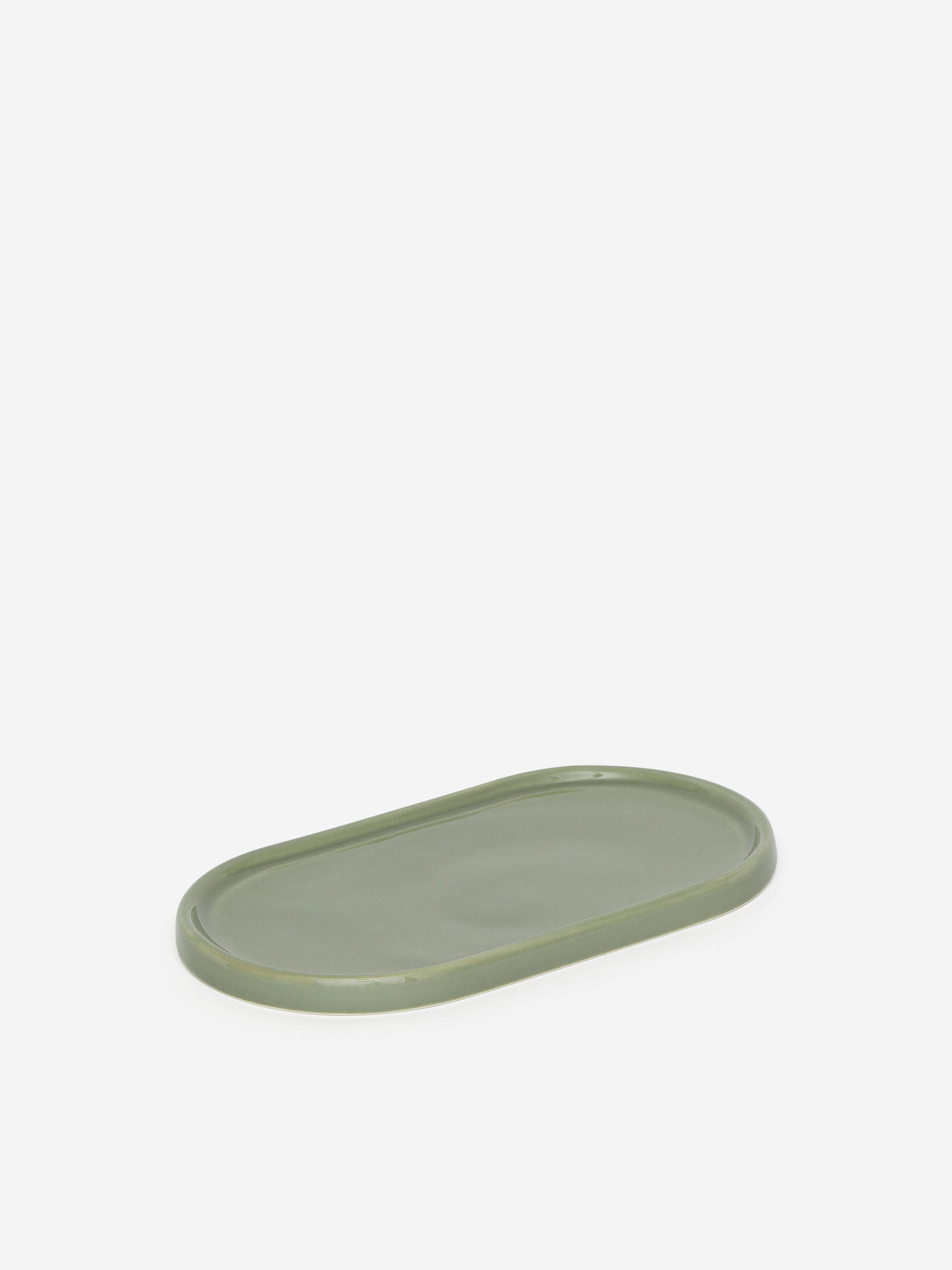 Stoneware Plate 25 x 14 cm - Dusty Green - Homeware - StillMedia/DescriptiveStillLife - 2