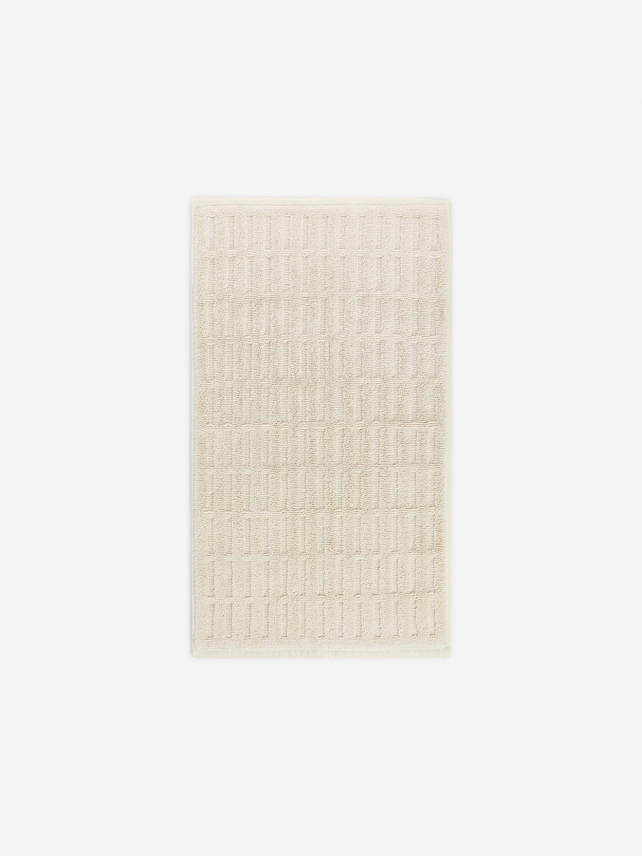 Large Cotton Bath Mat-#F3EFE5-7958