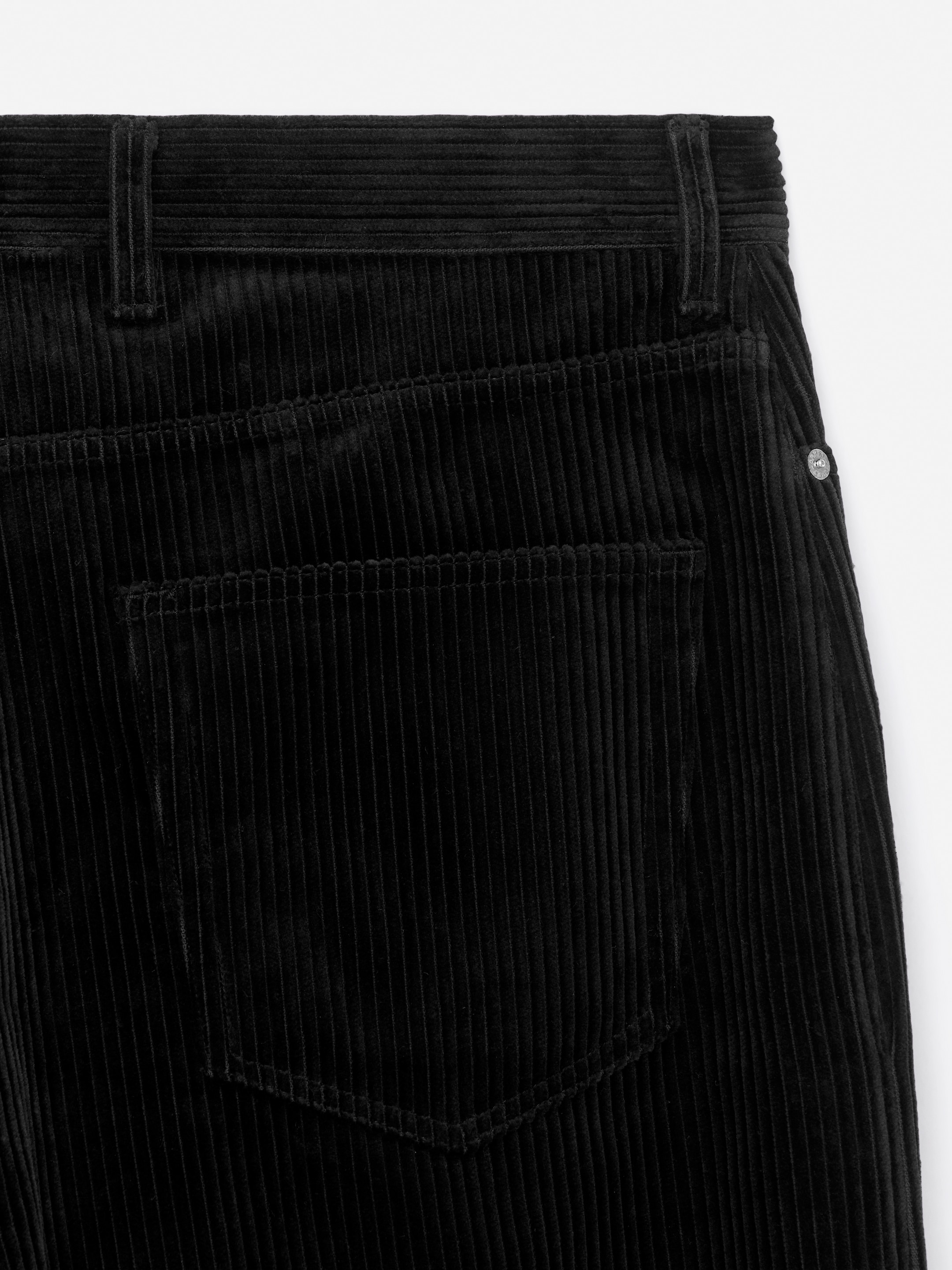 Pantaloni in velluto a coste con vestibilità ampia - Nero - Loose fit - Men - StillMedia/DescriptiveDetail - 2
