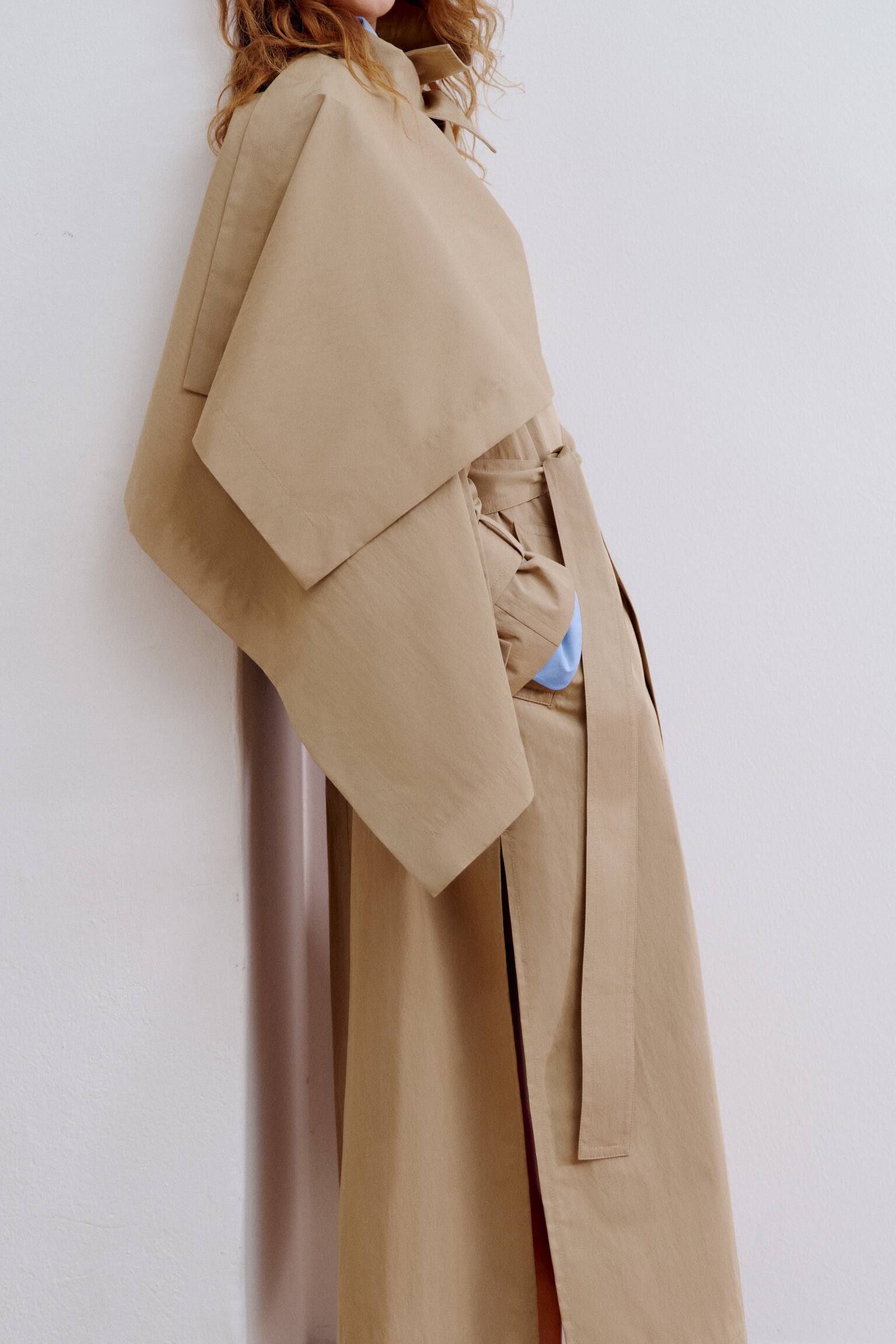 Blus med vid ringning - Blå - 6