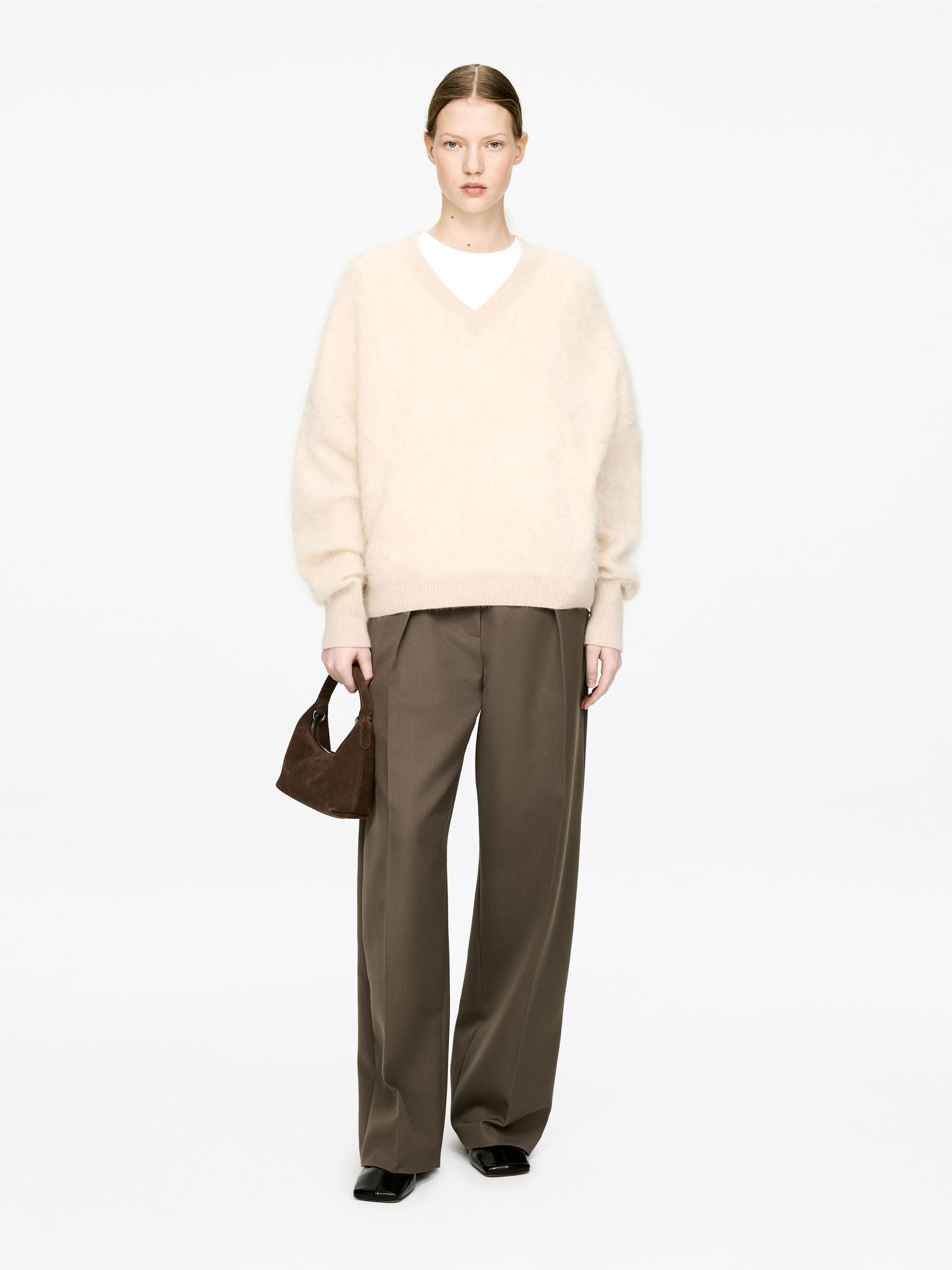 Petit sac en daim - Marron - Femme - StillMedia/Lookbook - 6