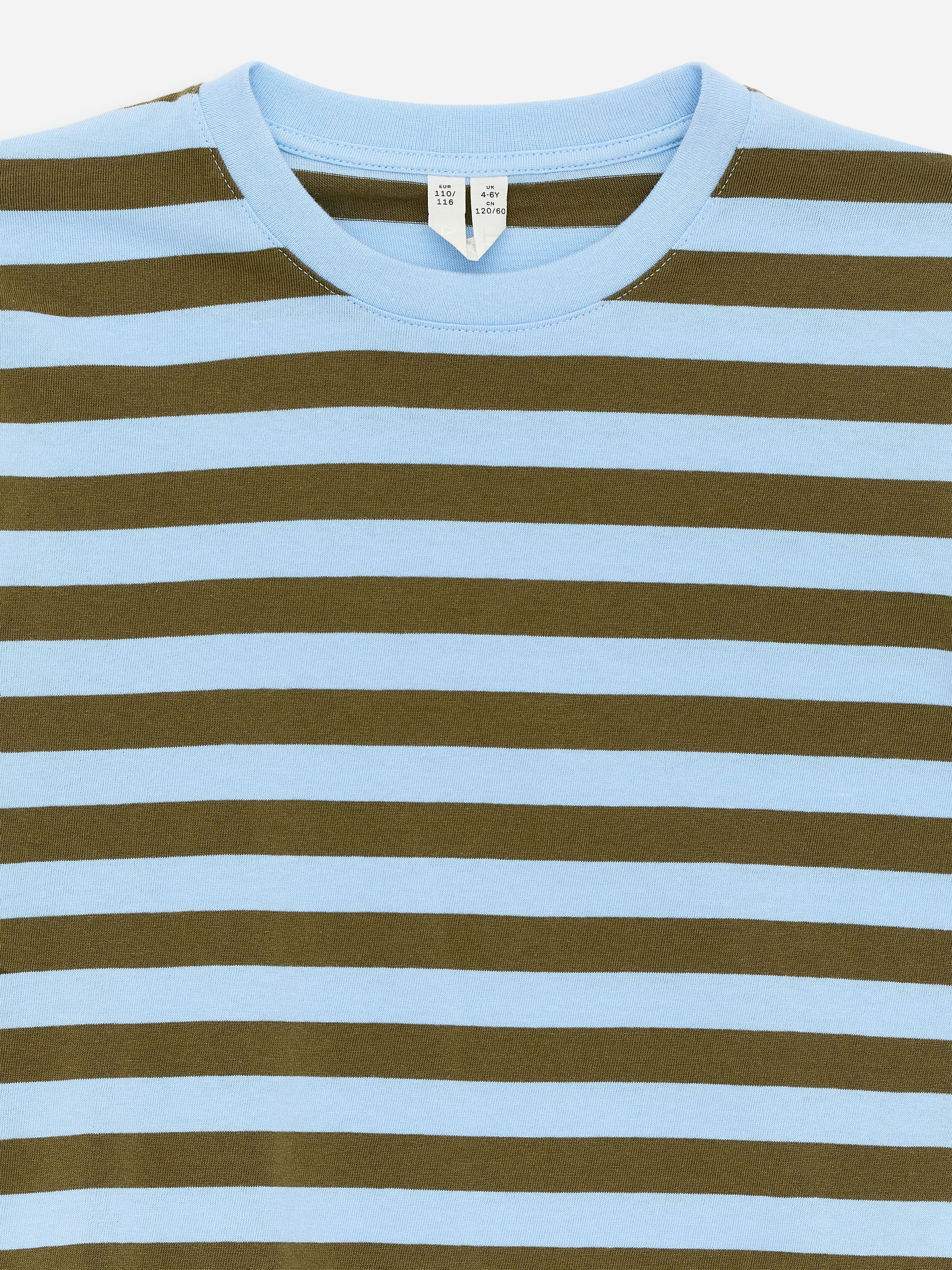 Crew-Neck T-Shirt - Blue/Khaki Green - Regular fit - Children - StillMedia/DescriptiveStillLife - 3