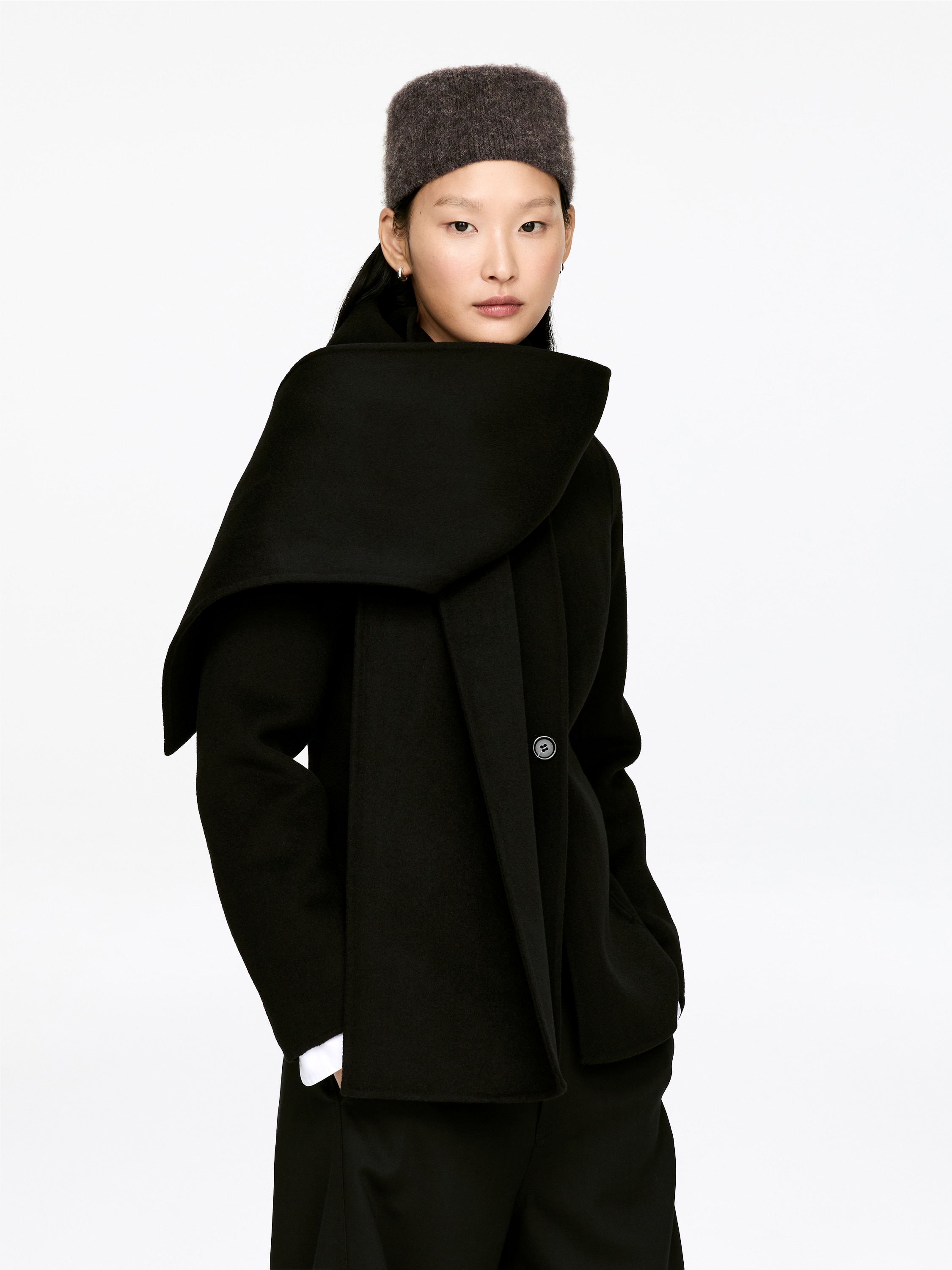 Pălărie din amestec de alpaca și lână - Mole