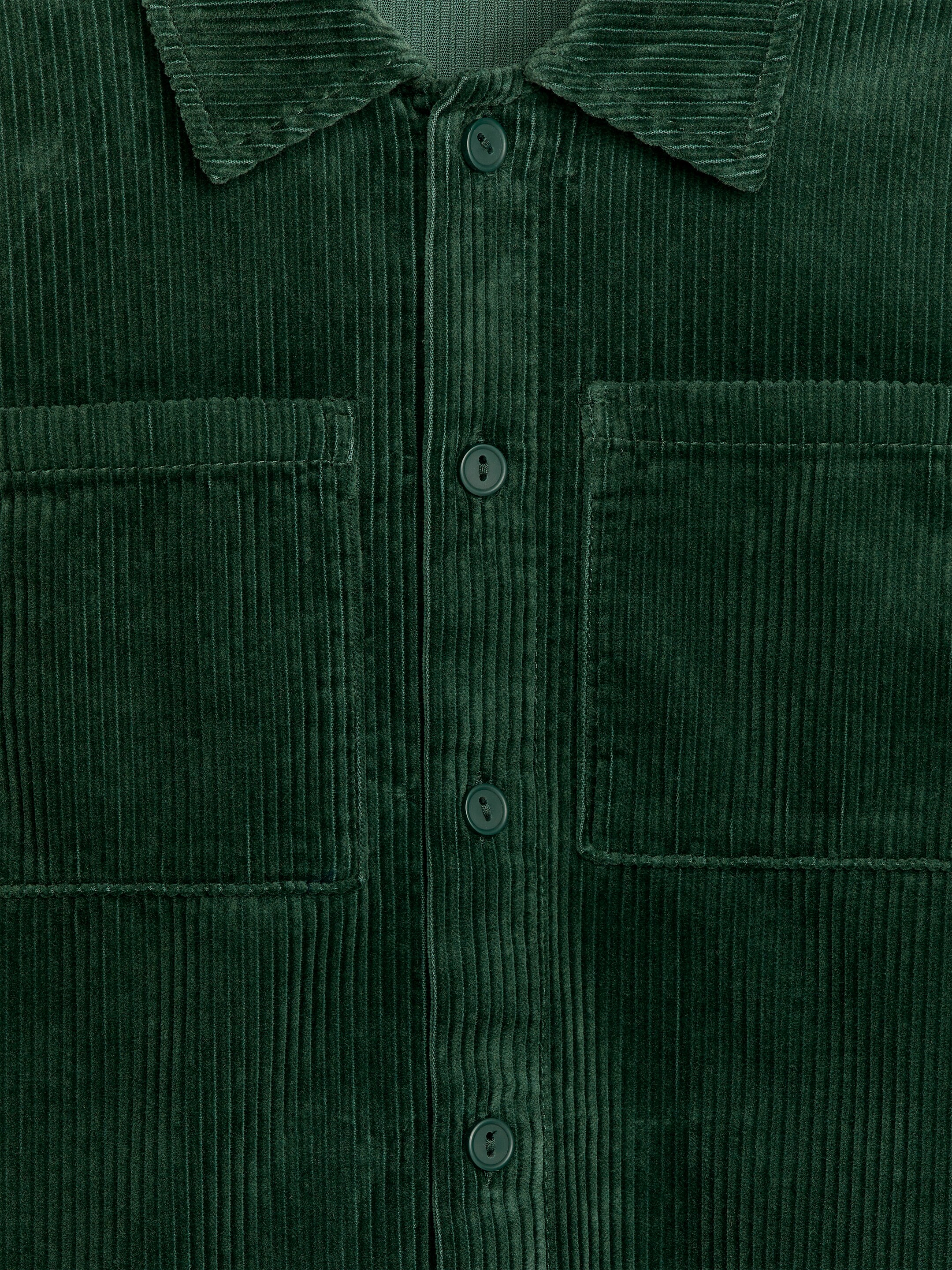 Visa större bild: Overshirt i manchester - Mörkgrön - BARN | H&M FI 3