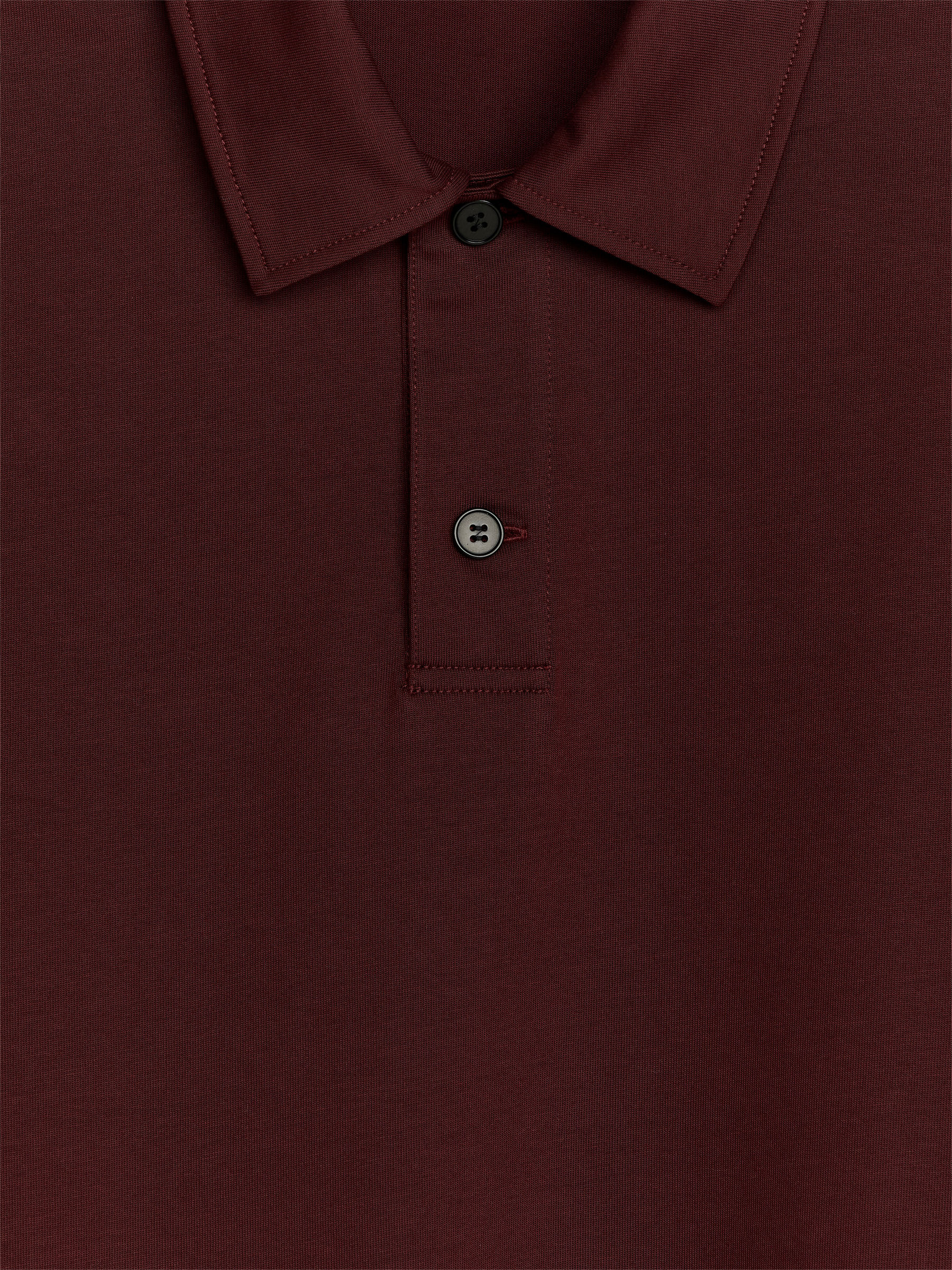 Poloshirt aus Baumwolle - Burgunderrot - Loose Fit - Herren - StillMedia/DescriptiveDetail - 1