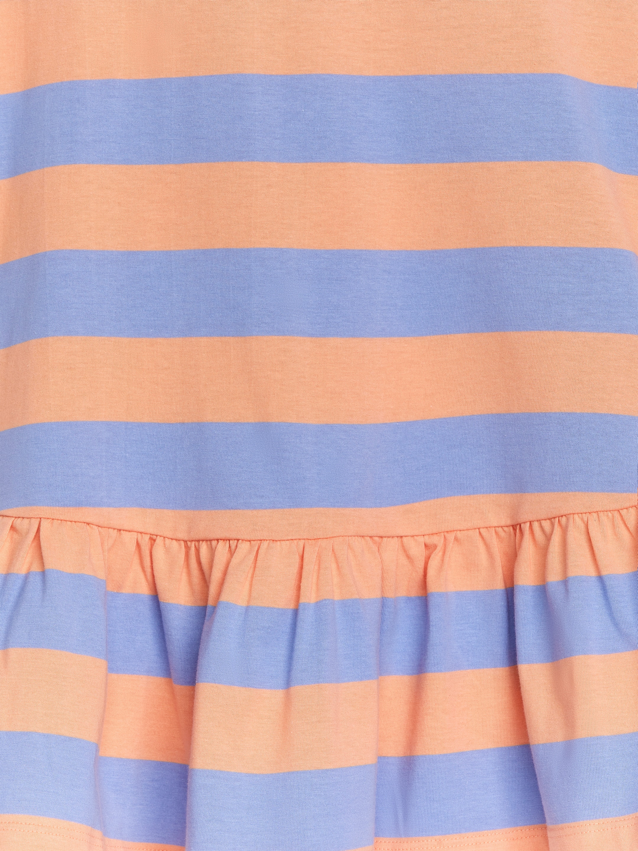 Trikåklänning med volang - Lila/persika - Regular fit - Children - StillMedia/DescriptiveDetail - 3