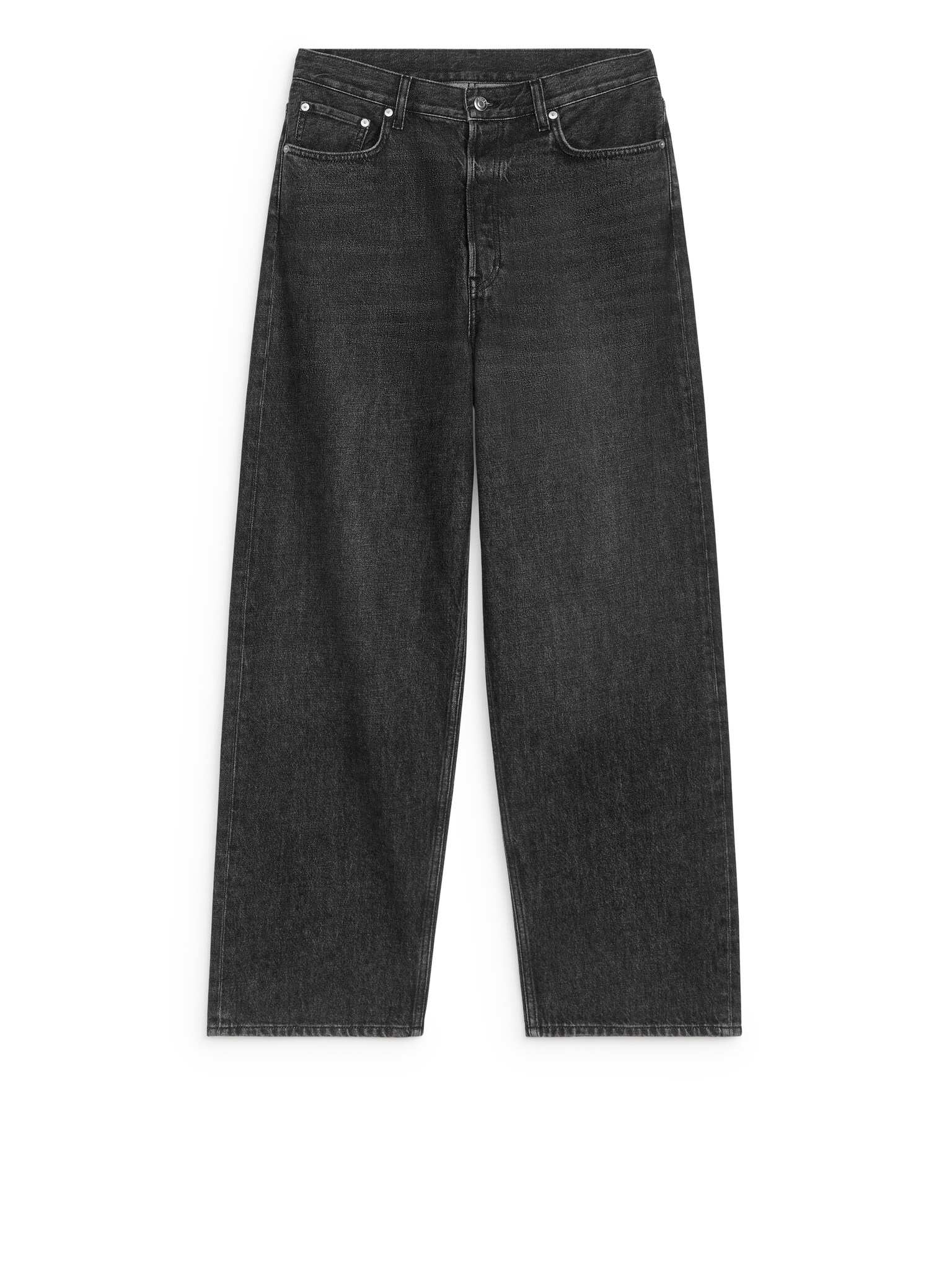 Jeansy typu barrel AMBER - Przydymiony szary/Niebieski/Czarny - 1