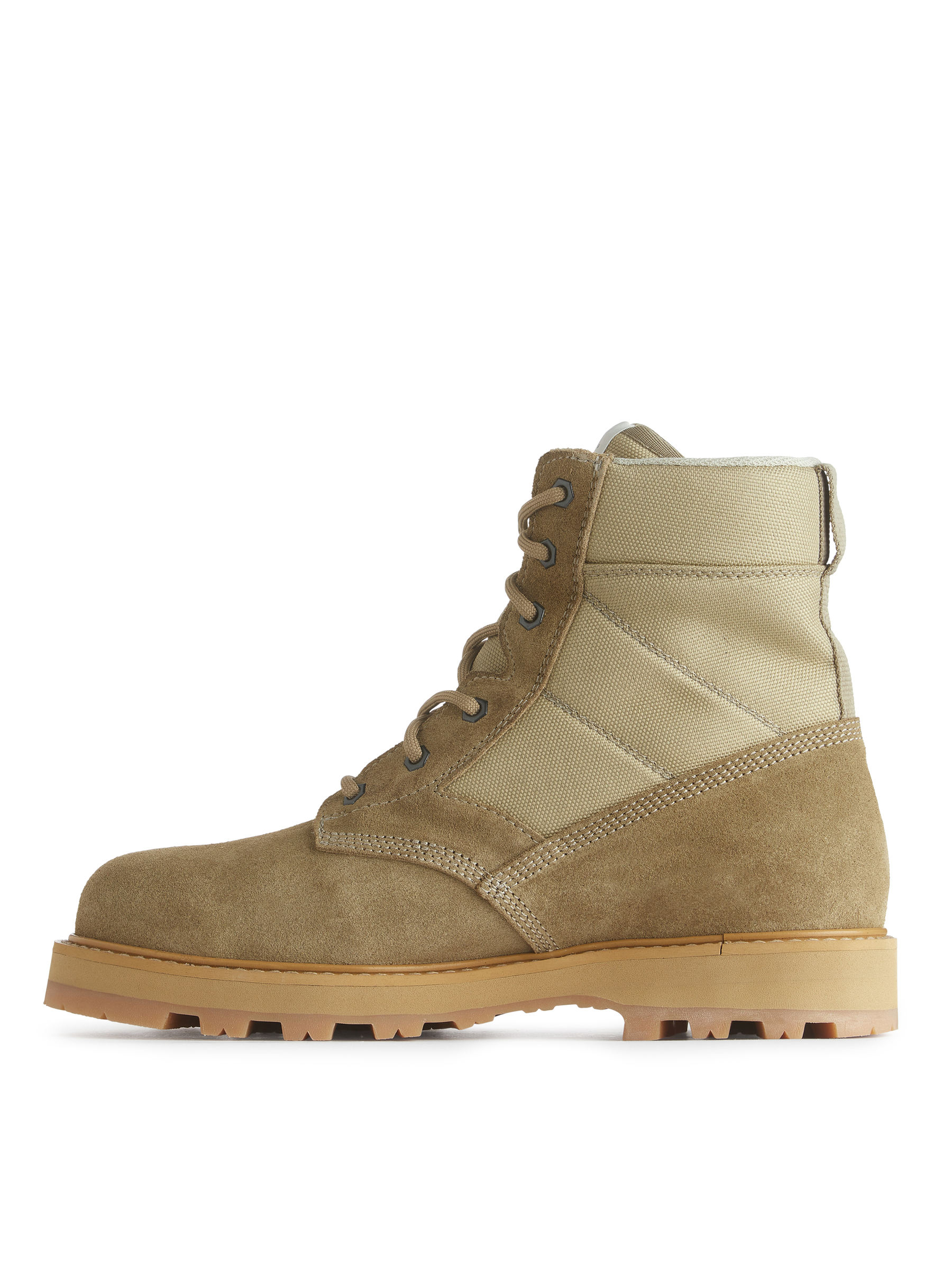 Wildlederstiefel mit Vibram-Sohle - Beige - Herren - StillMedia/DescriptiveStillLife - 1