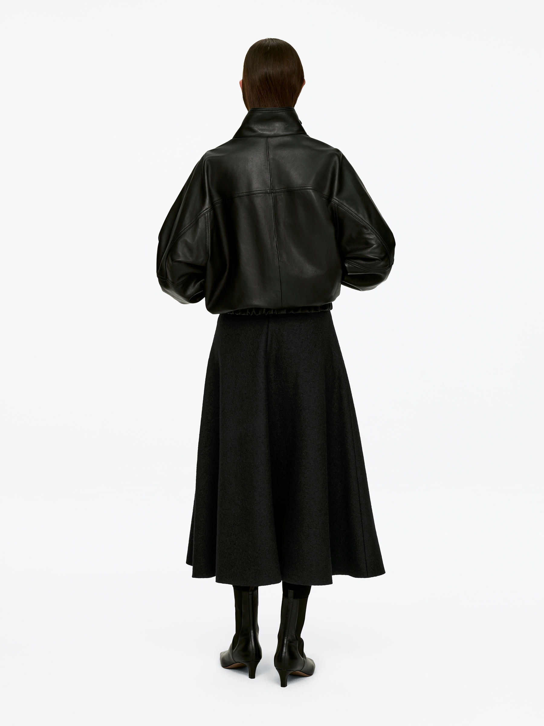 Tellerrock aus Wolle - Schwarz - Regular Fit - Damen - StillMedia/Lookbook - 3