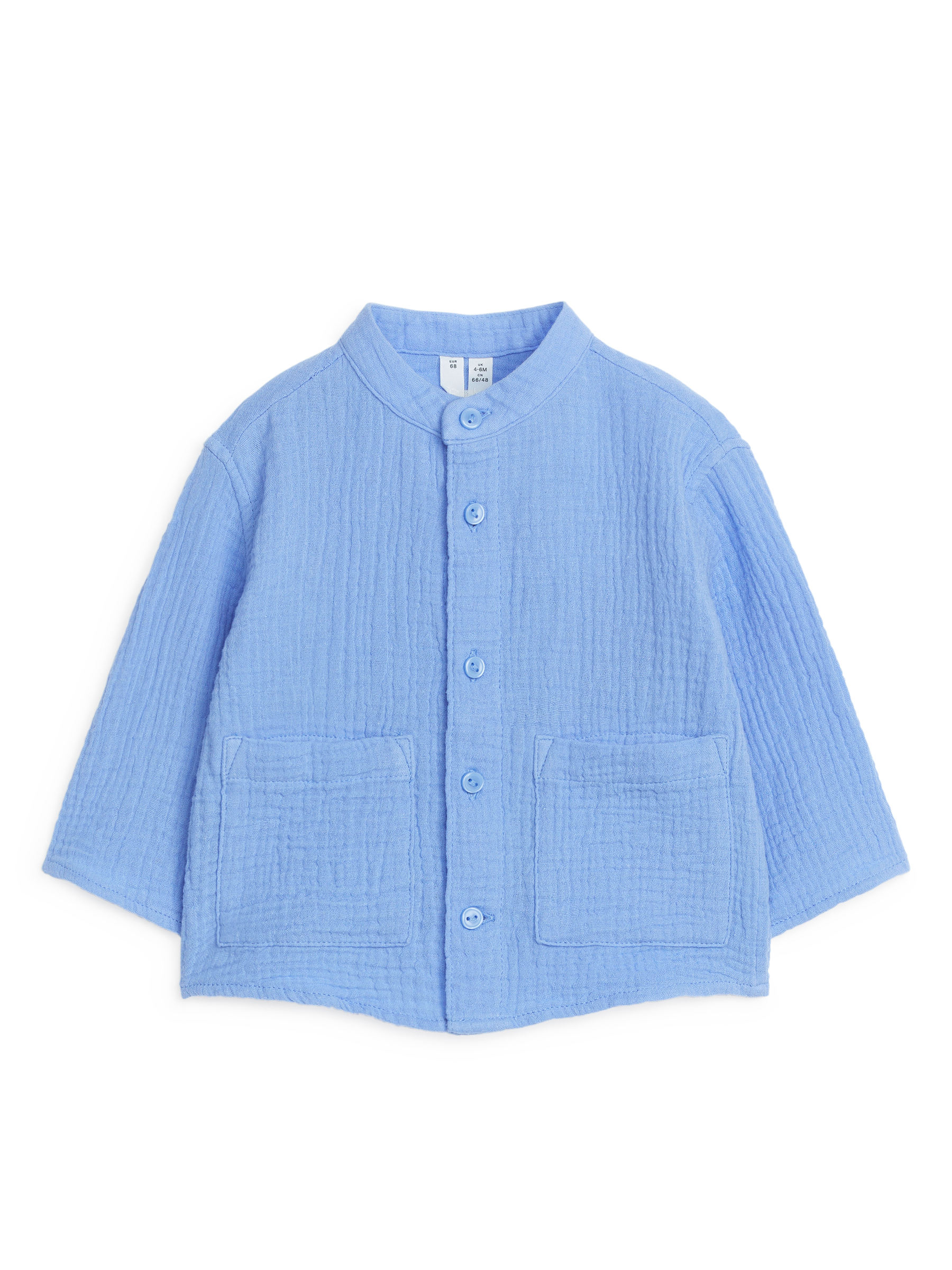 Baumwoll-Musselin-Hemd - Hellblau - Regular Fit - Kinder - StillMedia/DescriptiveStillLife - 3