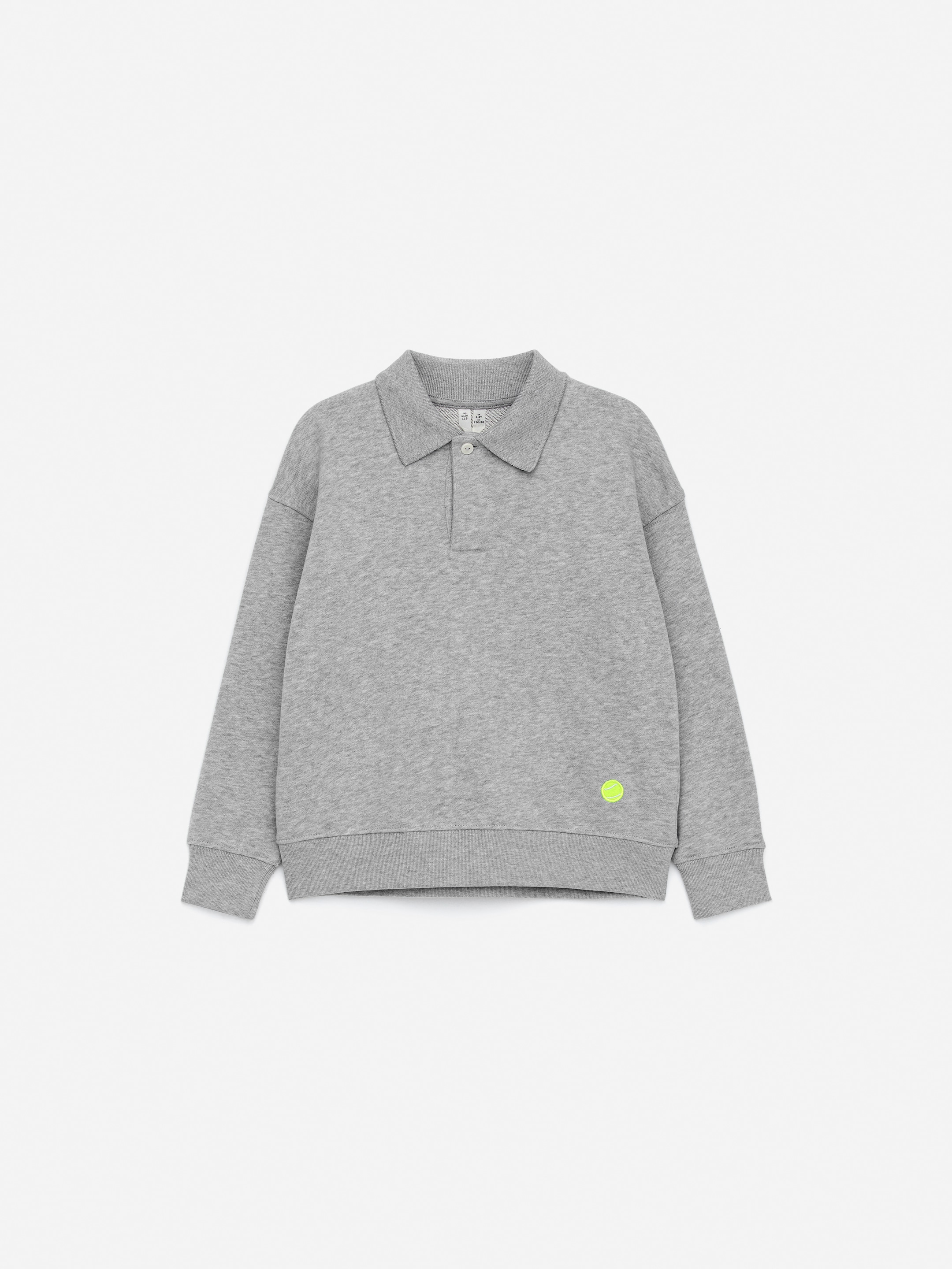 Embroidered Polo Shirt - Grey - Regular fit - Children - StillMedia/DescriptiveStillLife - 3