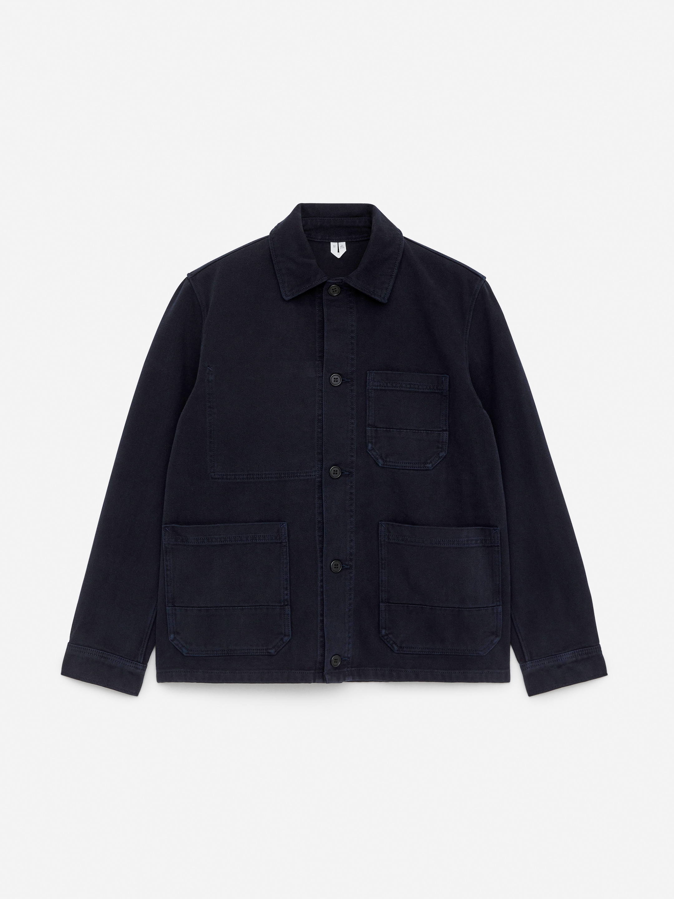 Visualizza immagine più grande: Overshirt in twill sottoposta a sovratintura - Blu scuro - UOMO | H&M IT 5