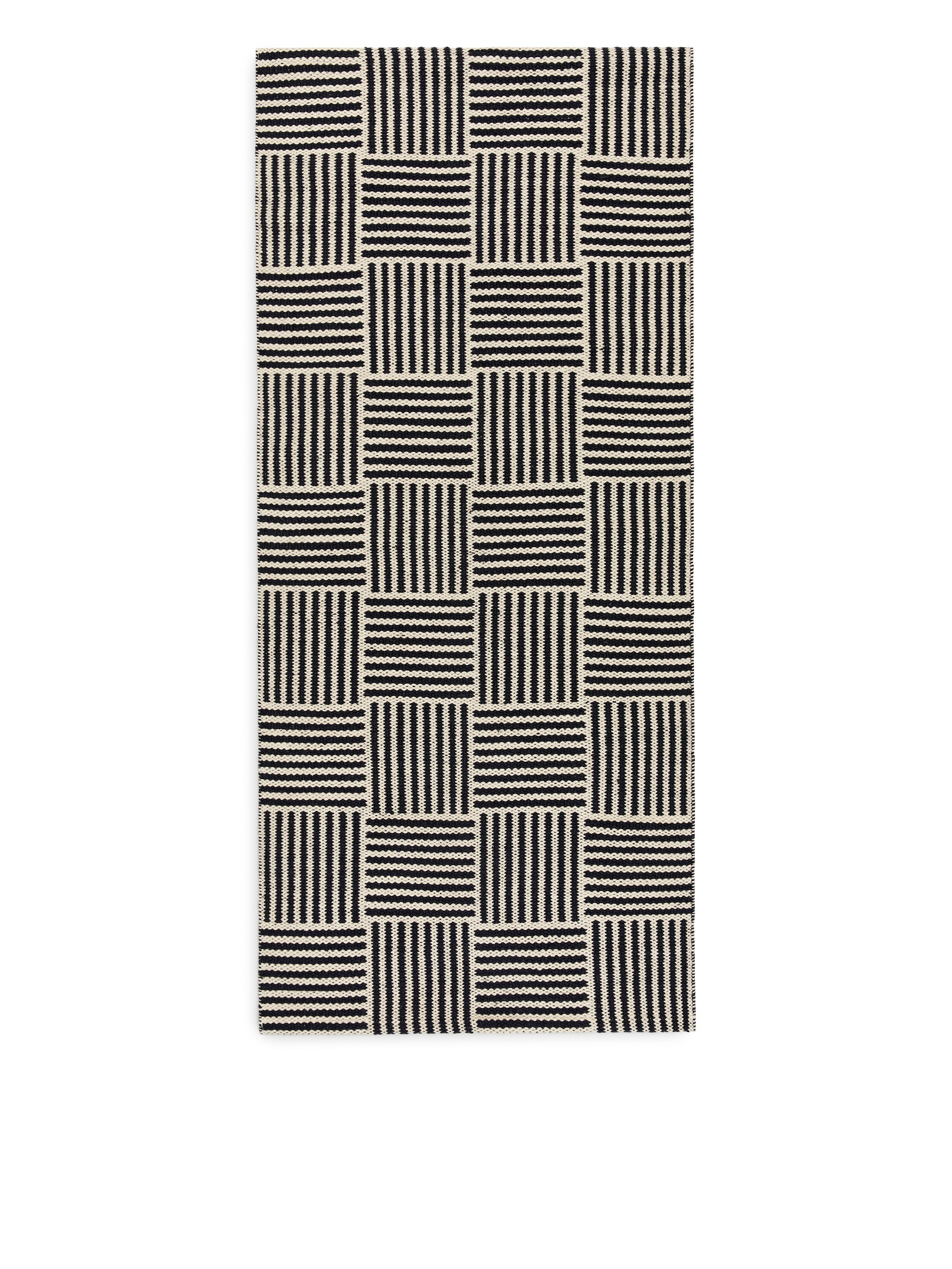Bomullsmatta 84 x 190 cm - Off-white/svart - Homeware - StillMedia/DescriptiveStillLife - 2