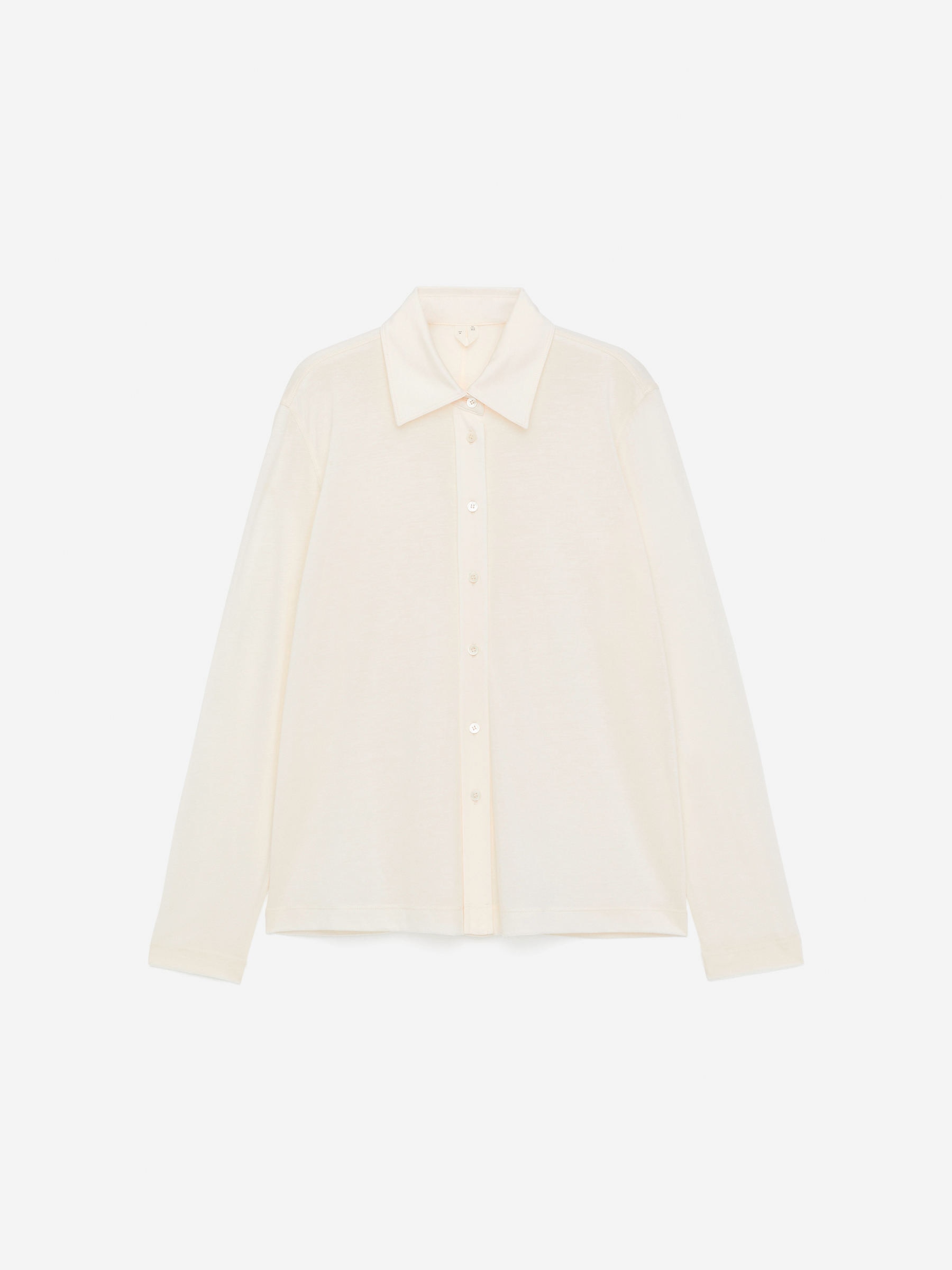 Skjorta i lyocellblandning-#F2E8D6-16352