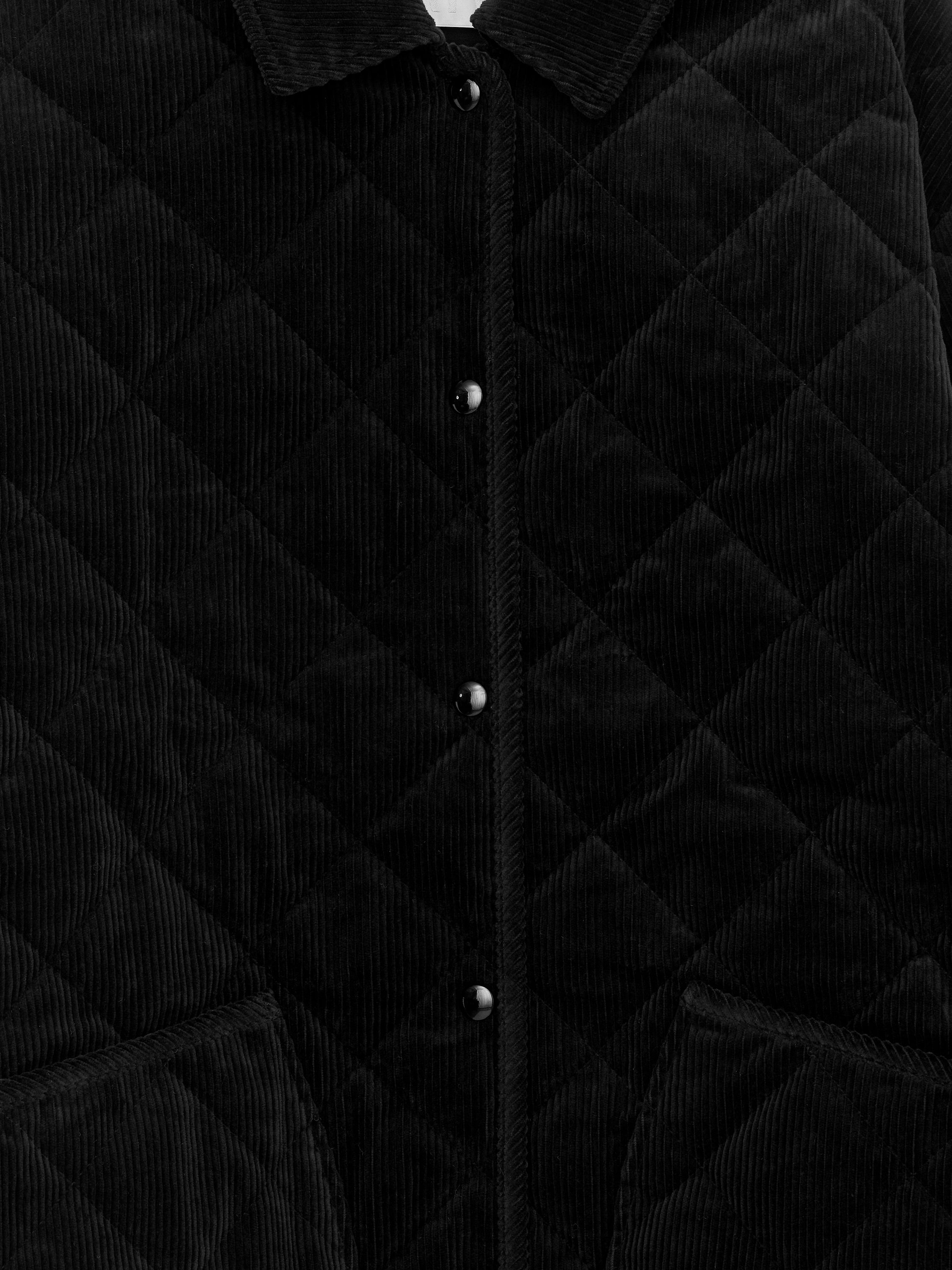 Corduroy Jacket - Black - Relaxed fit - Women - StillMedia/DescriptiveDetail - 2