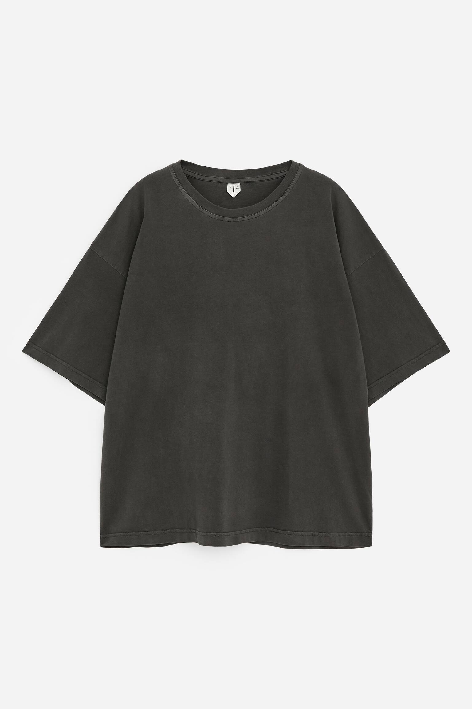 Oversized T-shirt - Gewassen zwart/Wit/Kakigroen/roze - 2