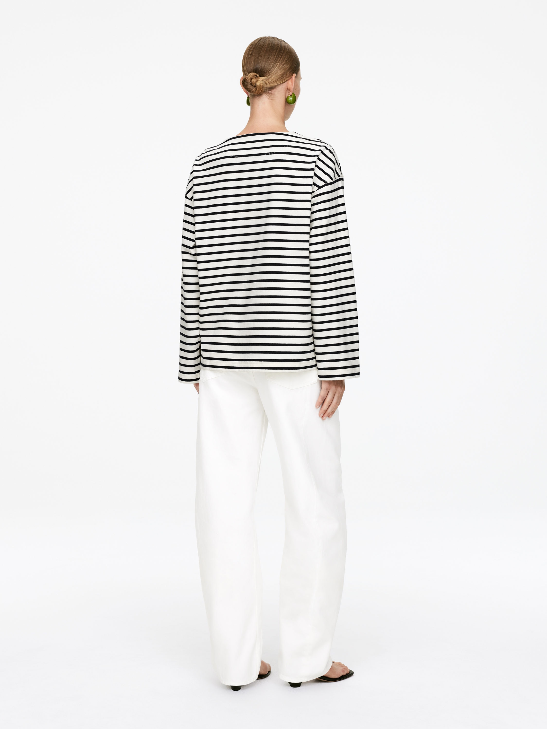 Langarmshirt - Dunkelblau/Cremeweiß - Regular Fit - Women - StillMedia/Lookbook - 8