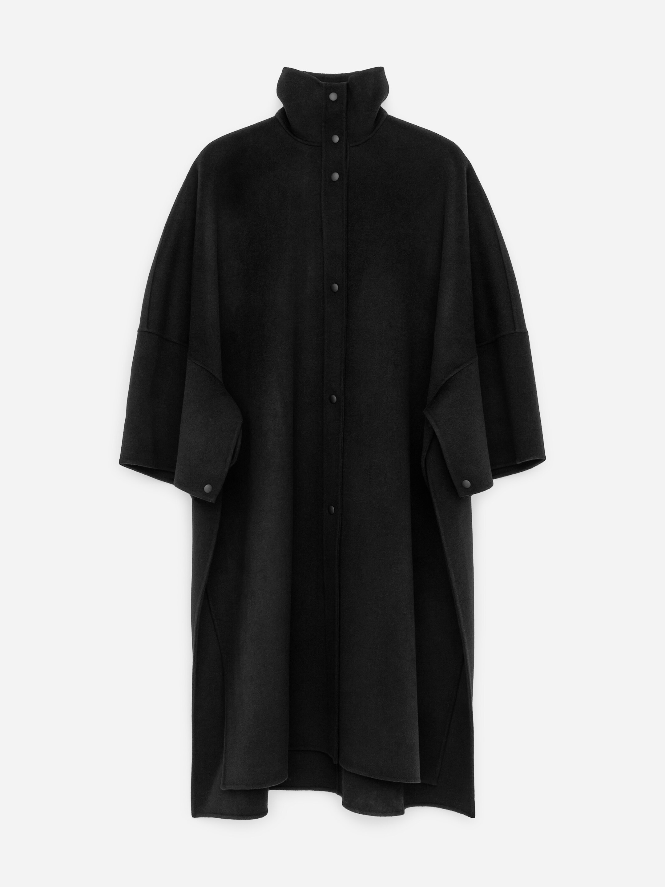 Näytä suurempi kuva: Villasekoiteviitta - Musta - NAISET | H&M FI 5