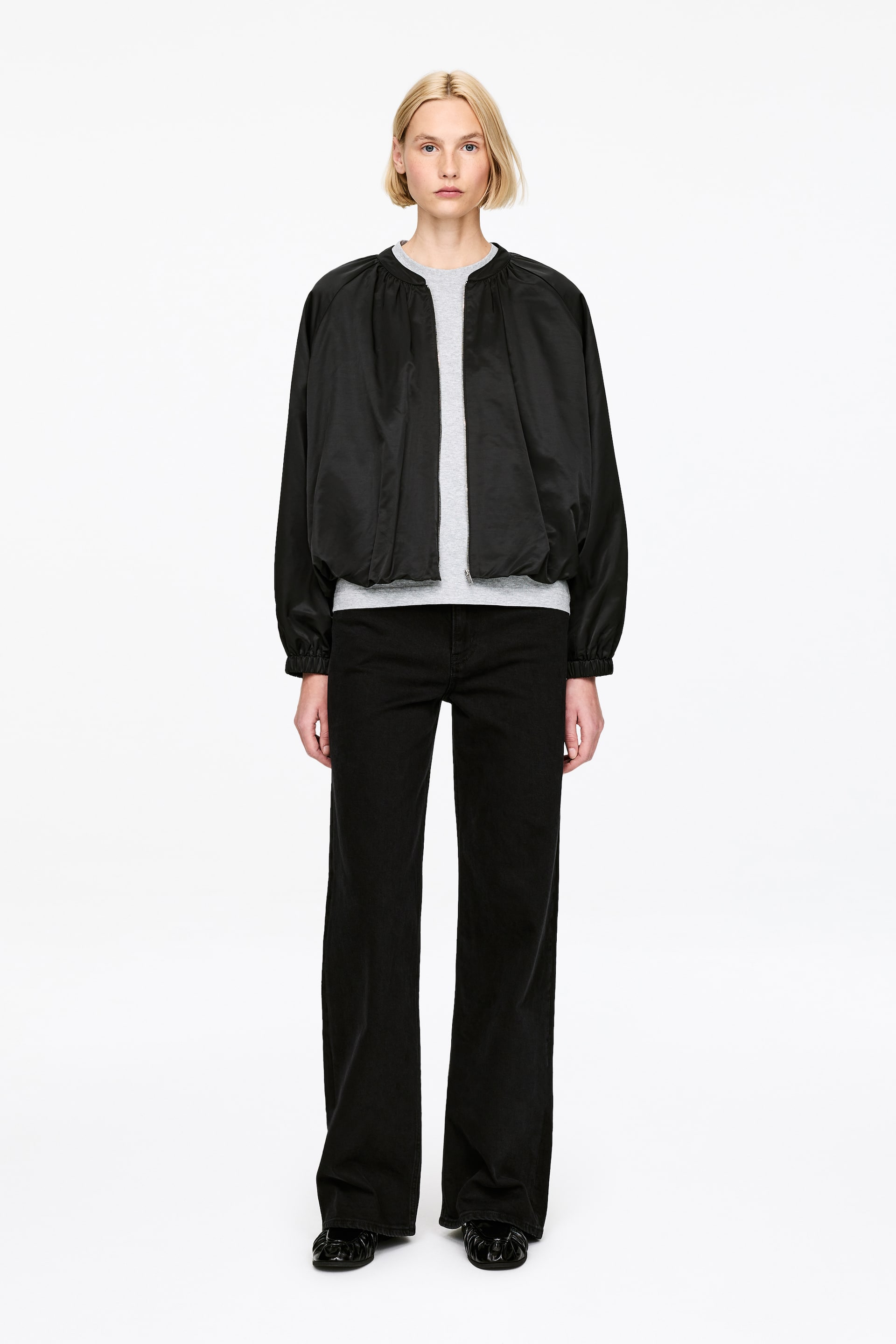 Visa större bild: Blousonjacka - Svart - DAM | H&M SE 1