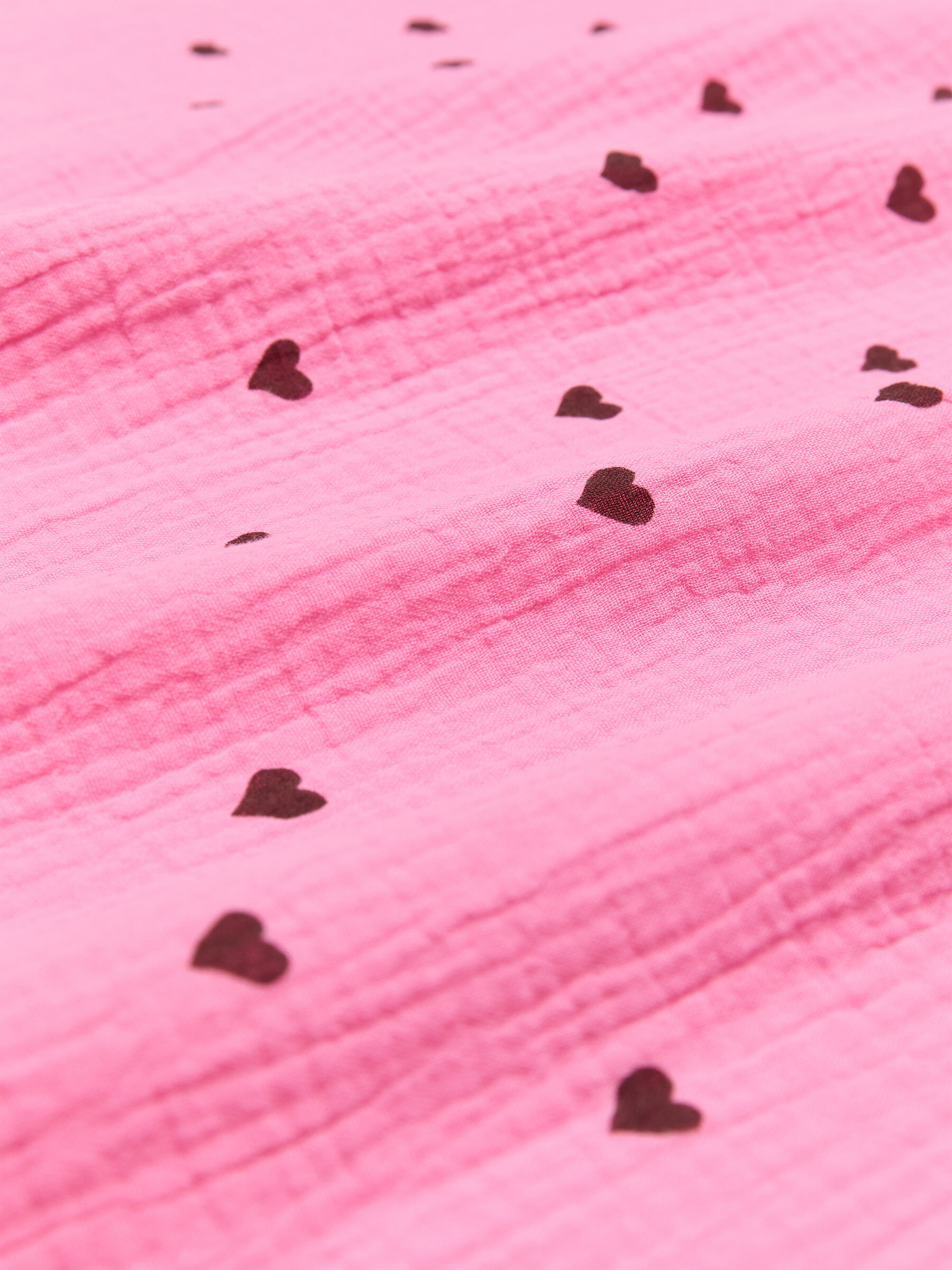 Decke aus Musselin - Rosa/Herzen - Kinder - StillMedia/DescriptiveDetail - 2