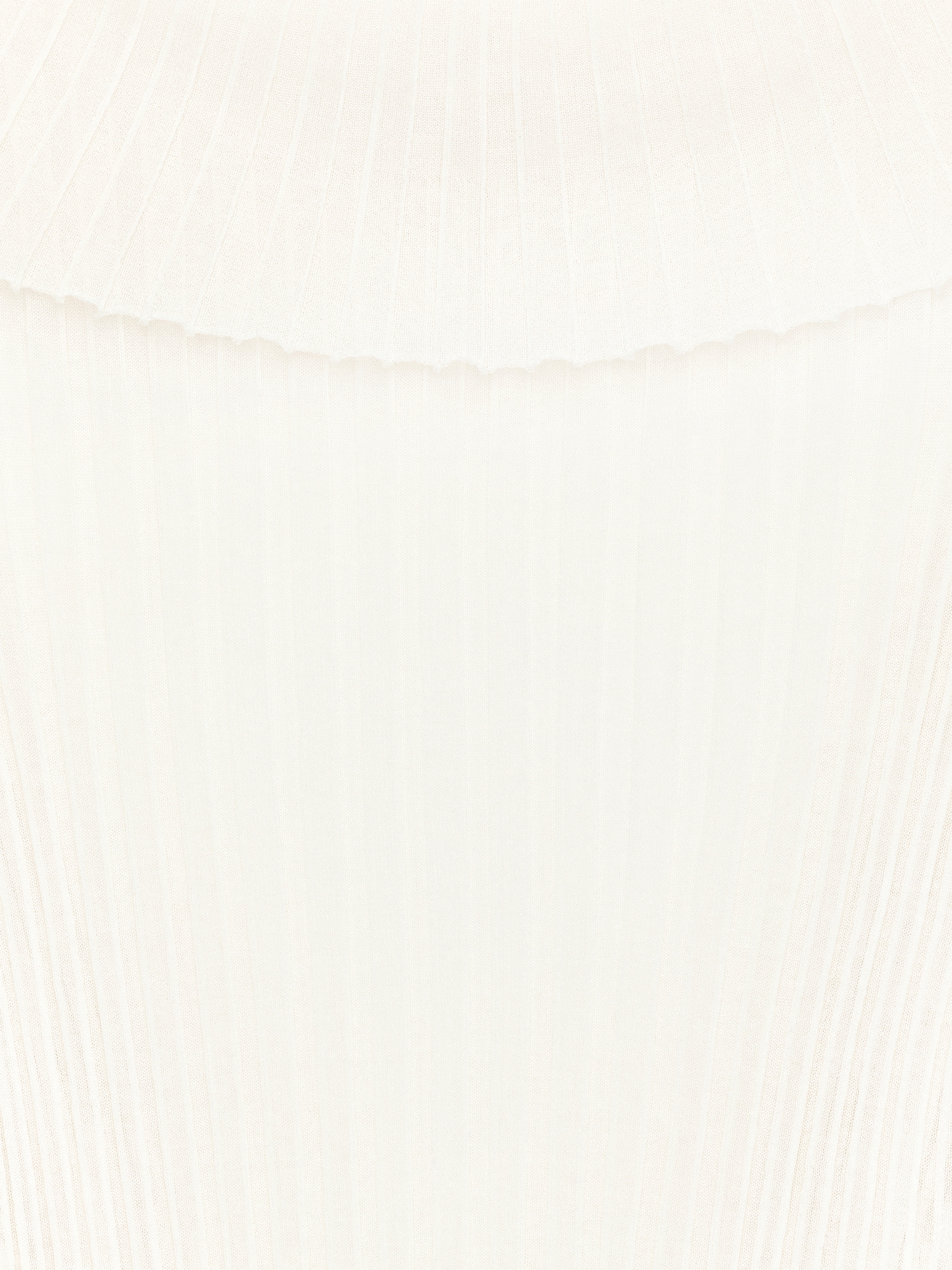 Haut côtelé à col roulé - Blanc cassé - Regular fit - Femme - StillMedia/DescriptiveDetail - 7