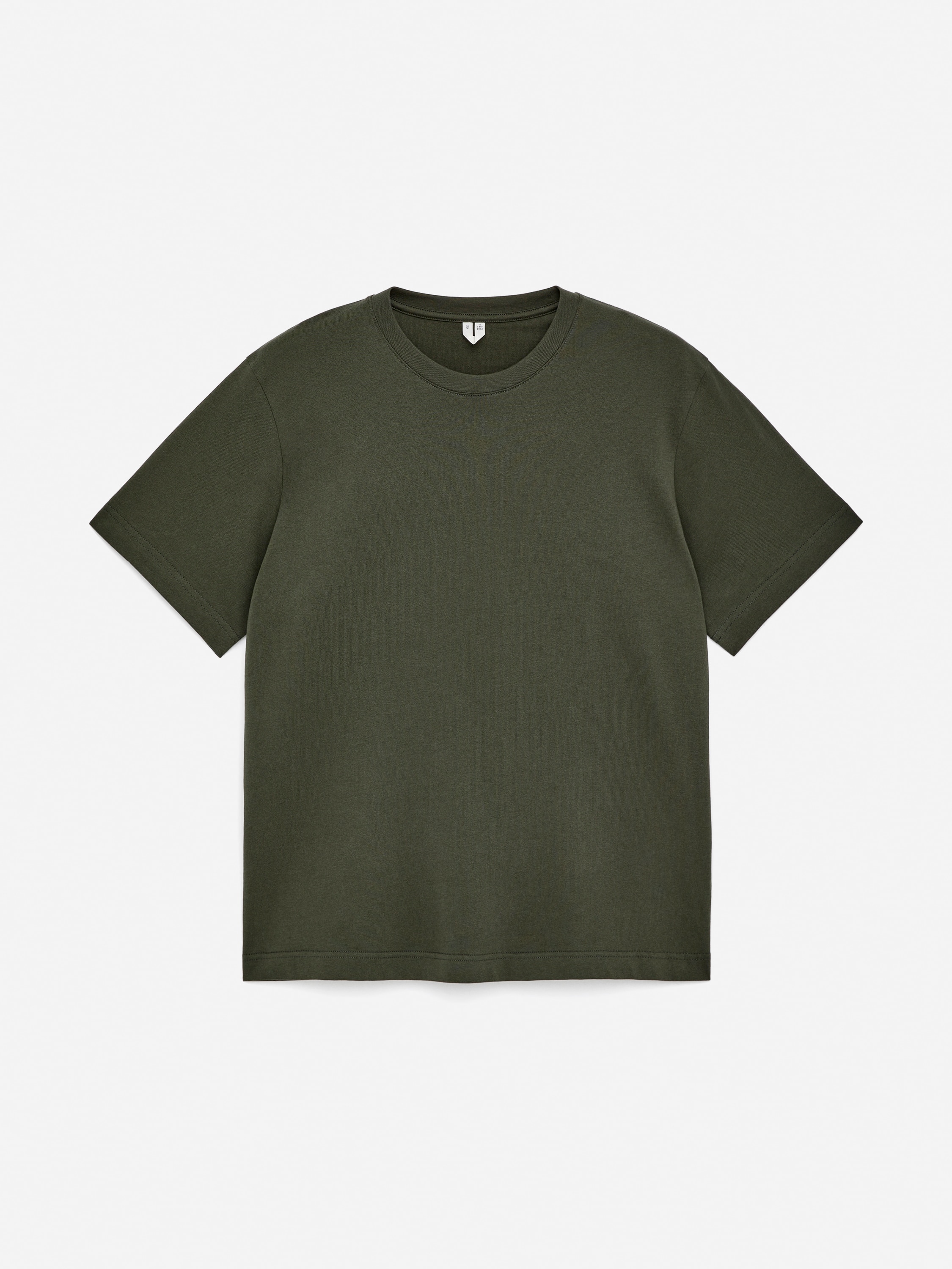 T-shirt décontracté 220 g/m² - Vert kaki/Marron foncé/Blanc cassé/Gris clair chiné/Bleu foncé/Blanc/Noir/Vert foncé