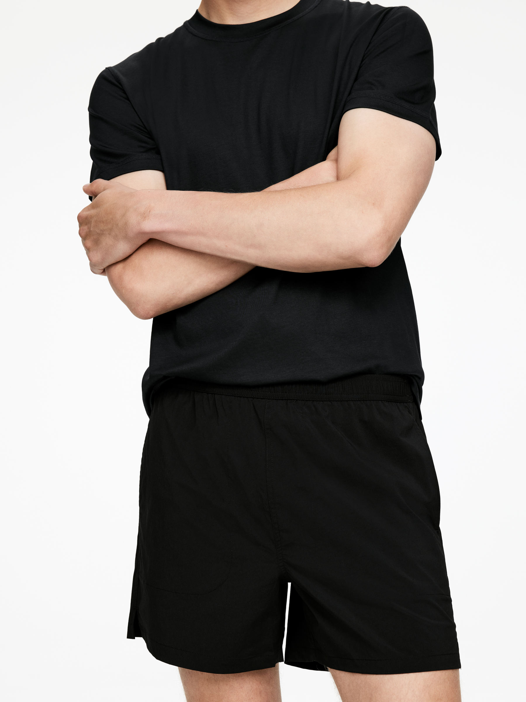 Lightweight Shorts - Black - Regular fit - Men - StillMedia/Lookbook - 5