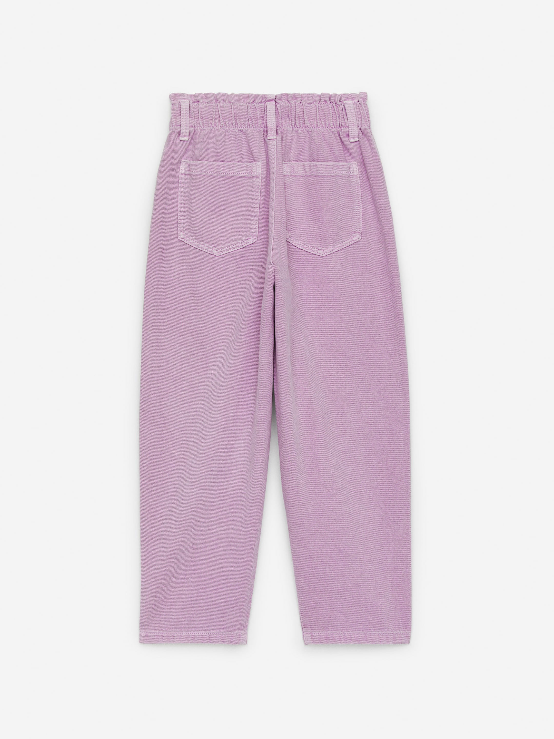 Paperbagbyxa i denim - Lila - Regular fit - Children - StillMedia/DescriptiveStillLife - 3