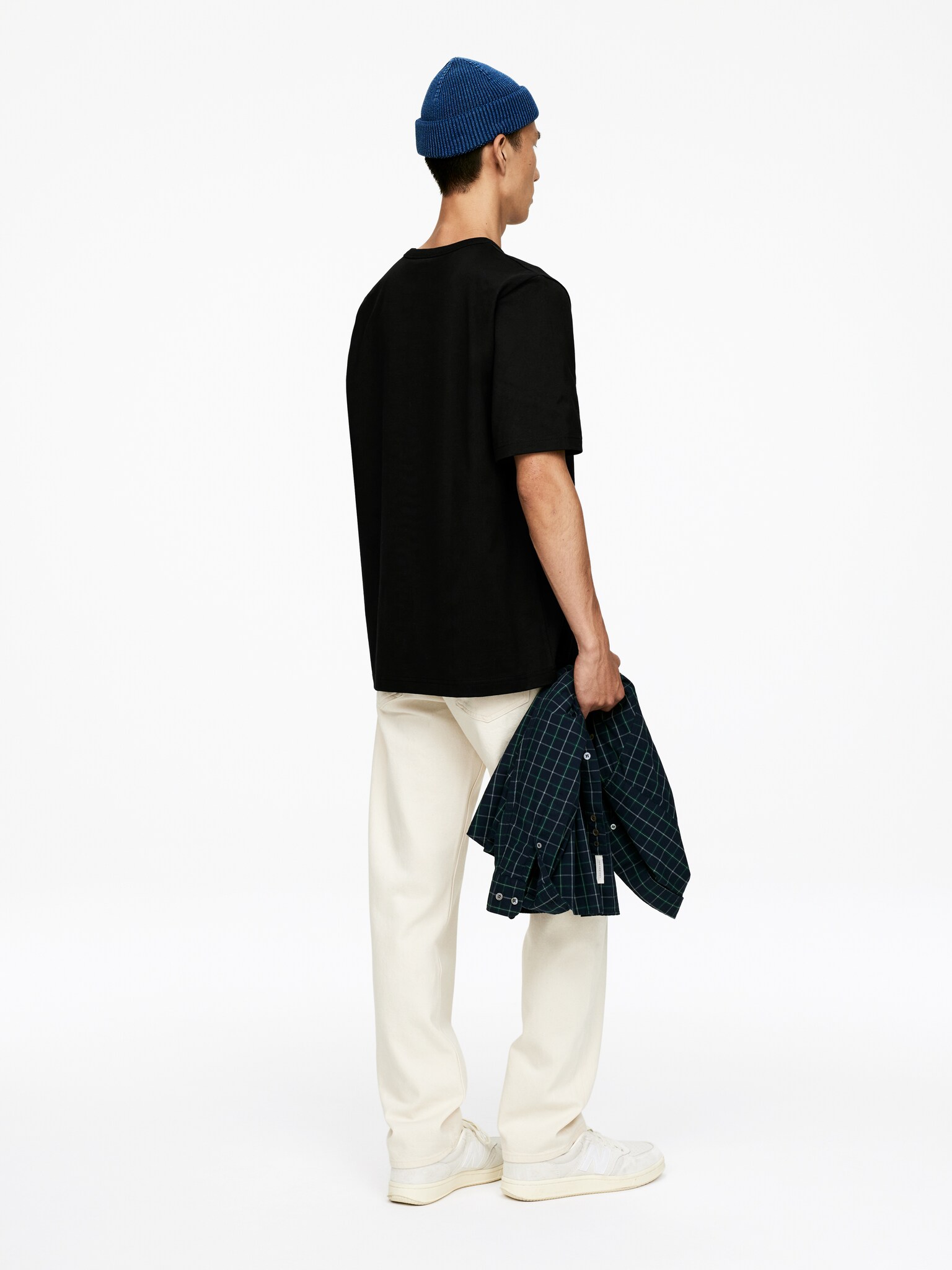 Oversized T-shirt (270 g/m²) - Sort/Hvid/Havre/Mørkeblå - 3