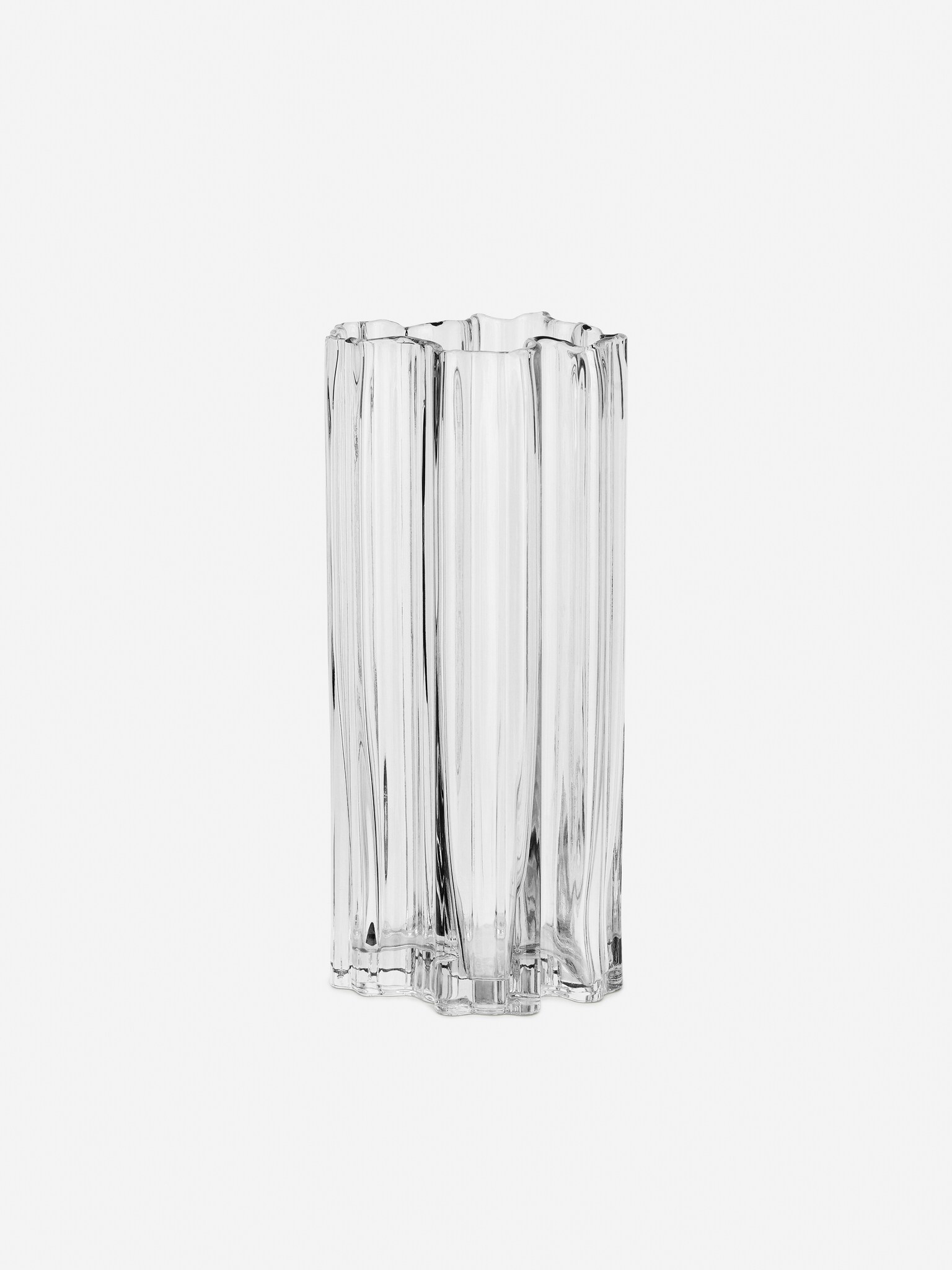 Jarra de vidro irregular 25 cm - Claro