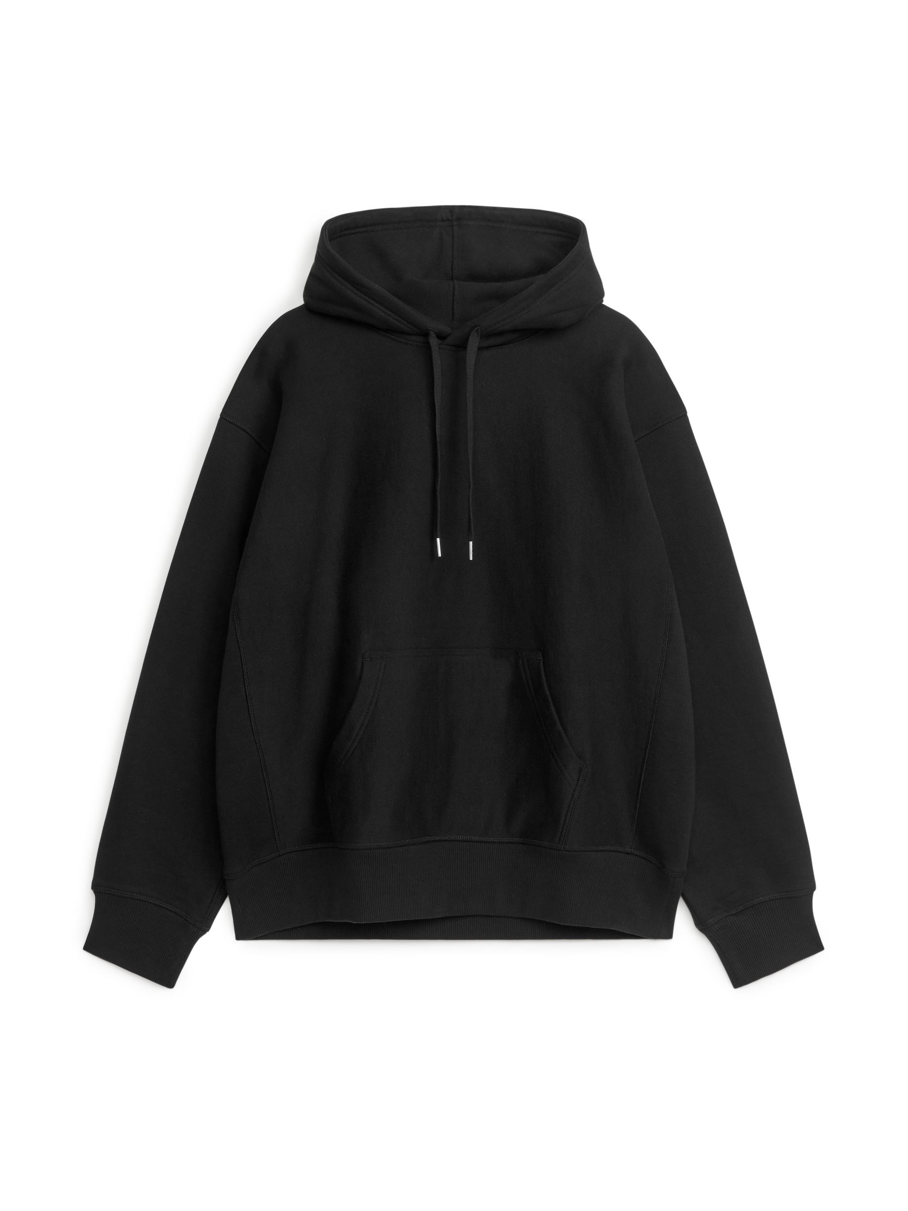 Relaxed Heavyweight Hoodie – Black – Men – ARKET GB