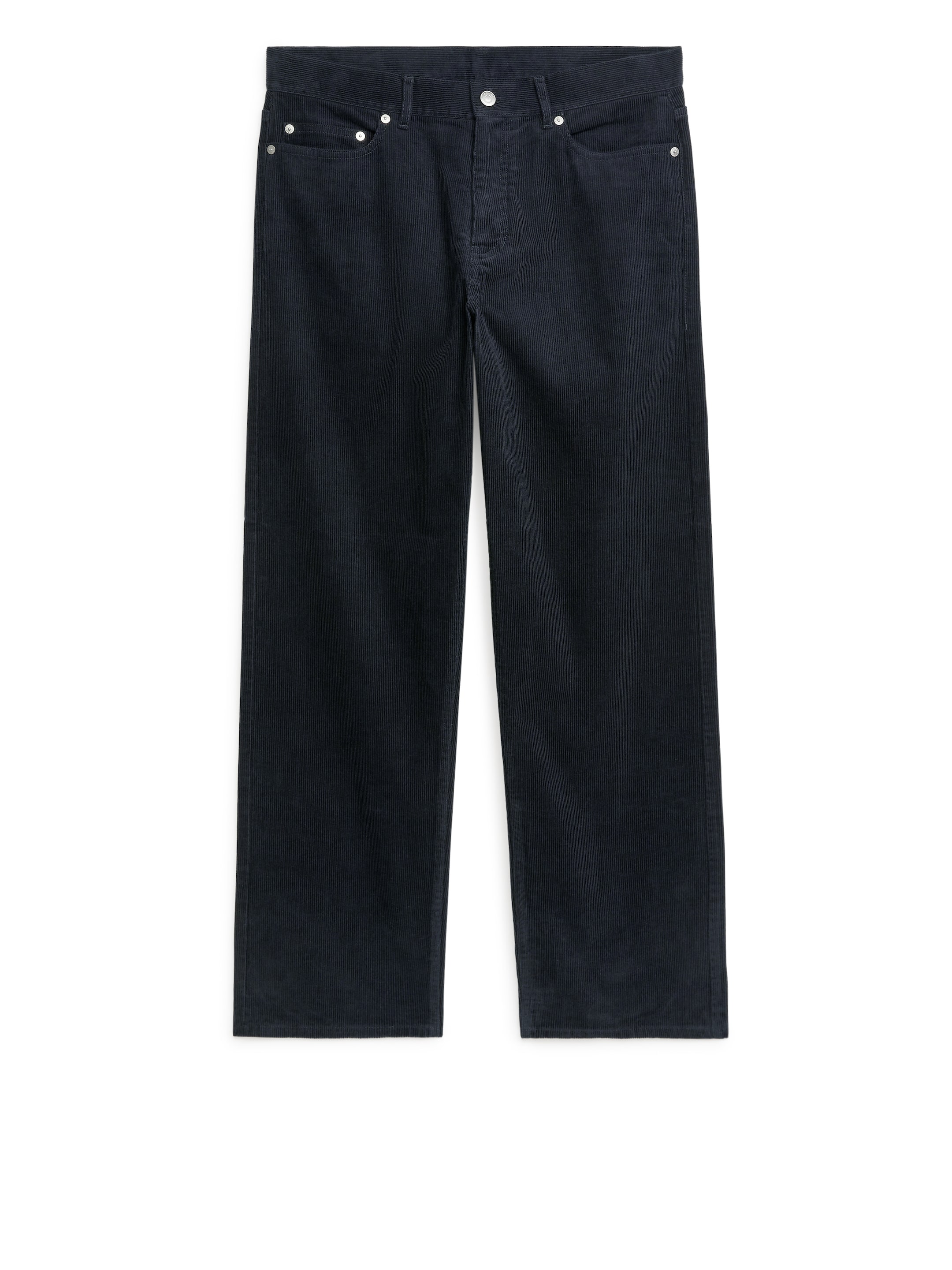 Ver imagen más grande: Pantalones de pana LOOSE - Negro - HOMBRE | H&M ES 1