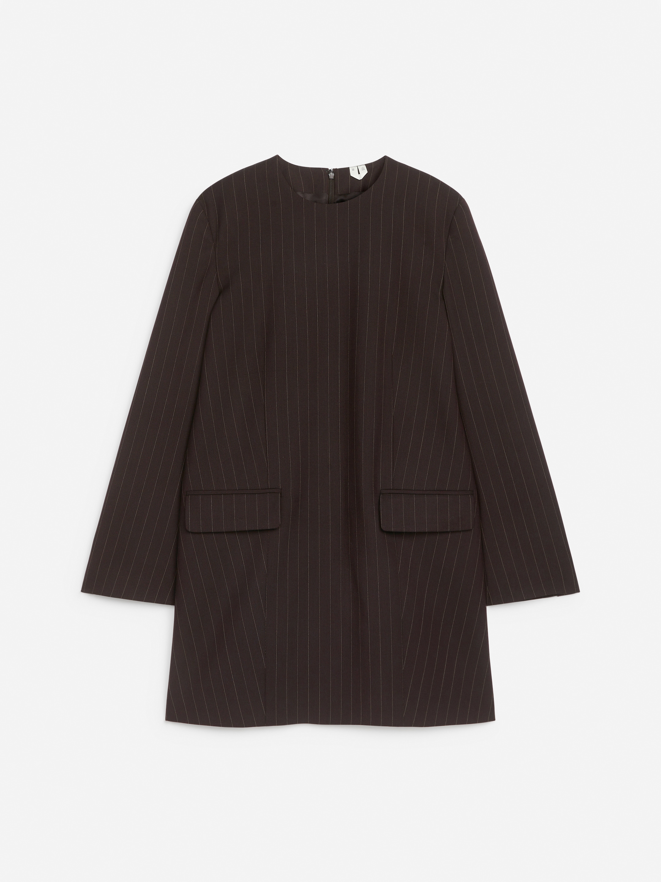 Zobacz większy obraz: Dopasowana sukienka - Ciemnobrązowy - ONA | H&M PL 1