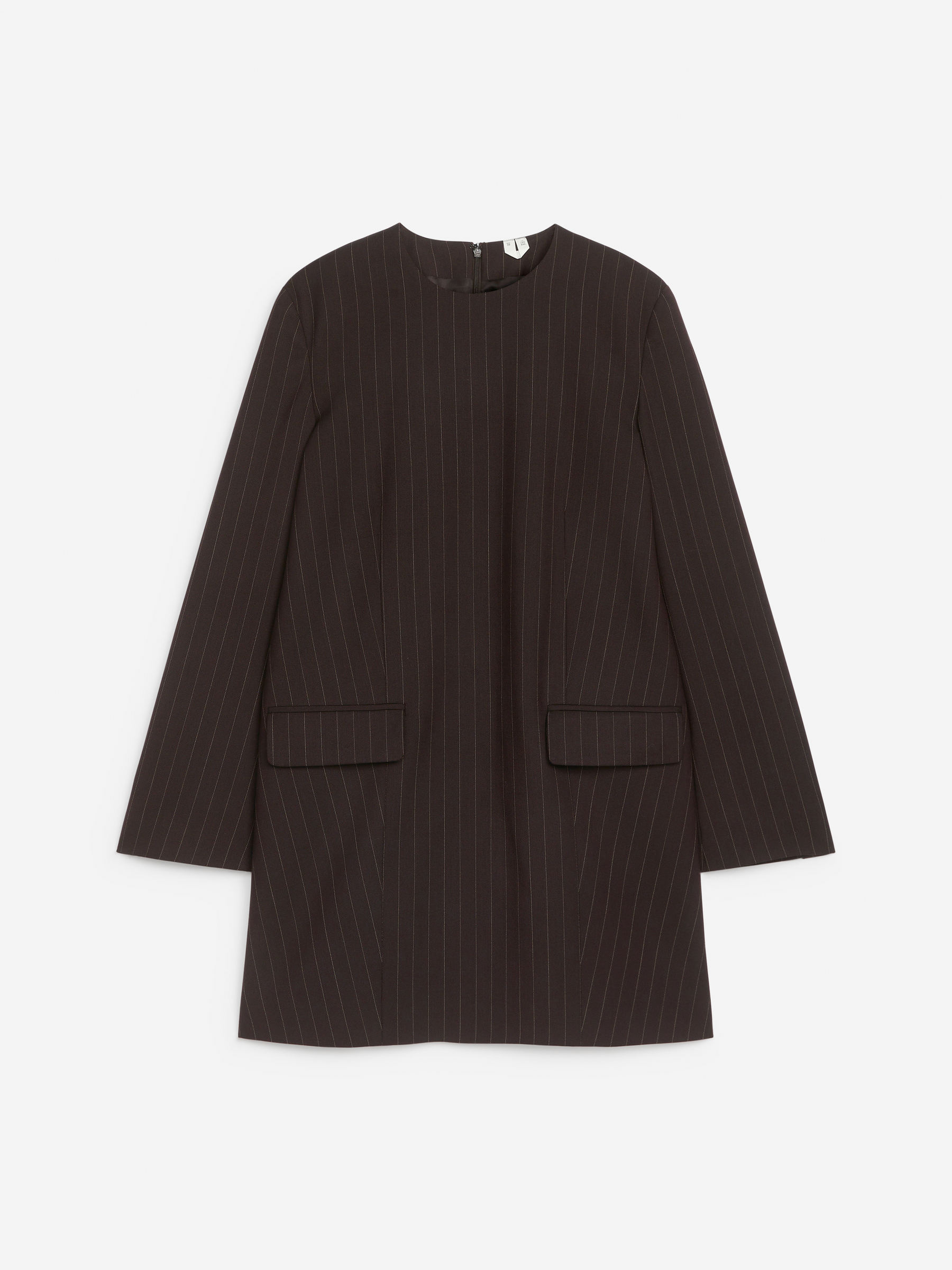 Tailored Dress - Dark Brown - Slim fit - Women - StillMedia/DescriptiveStillLife - 1