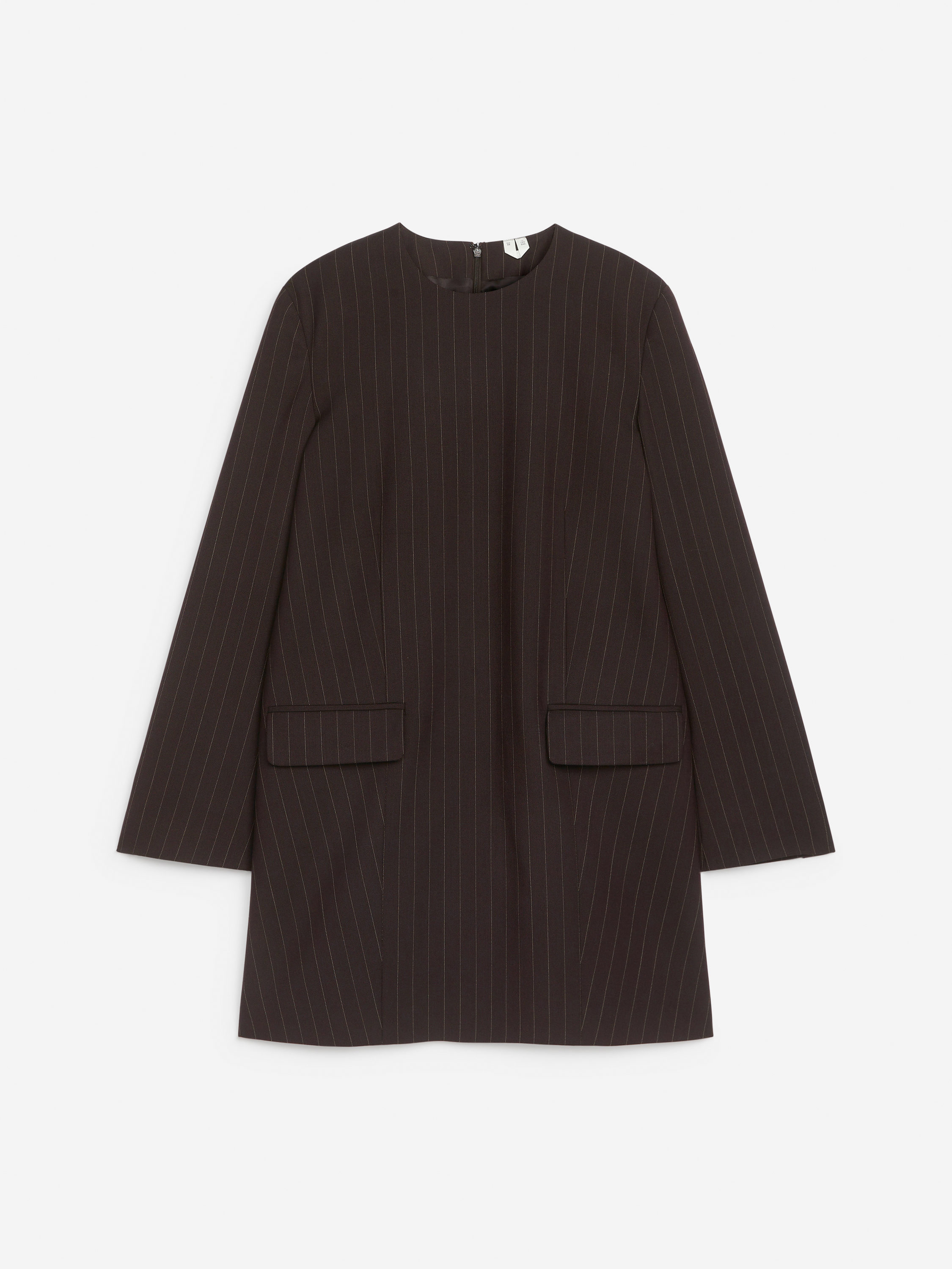 Tailored Dress-Brown-12473