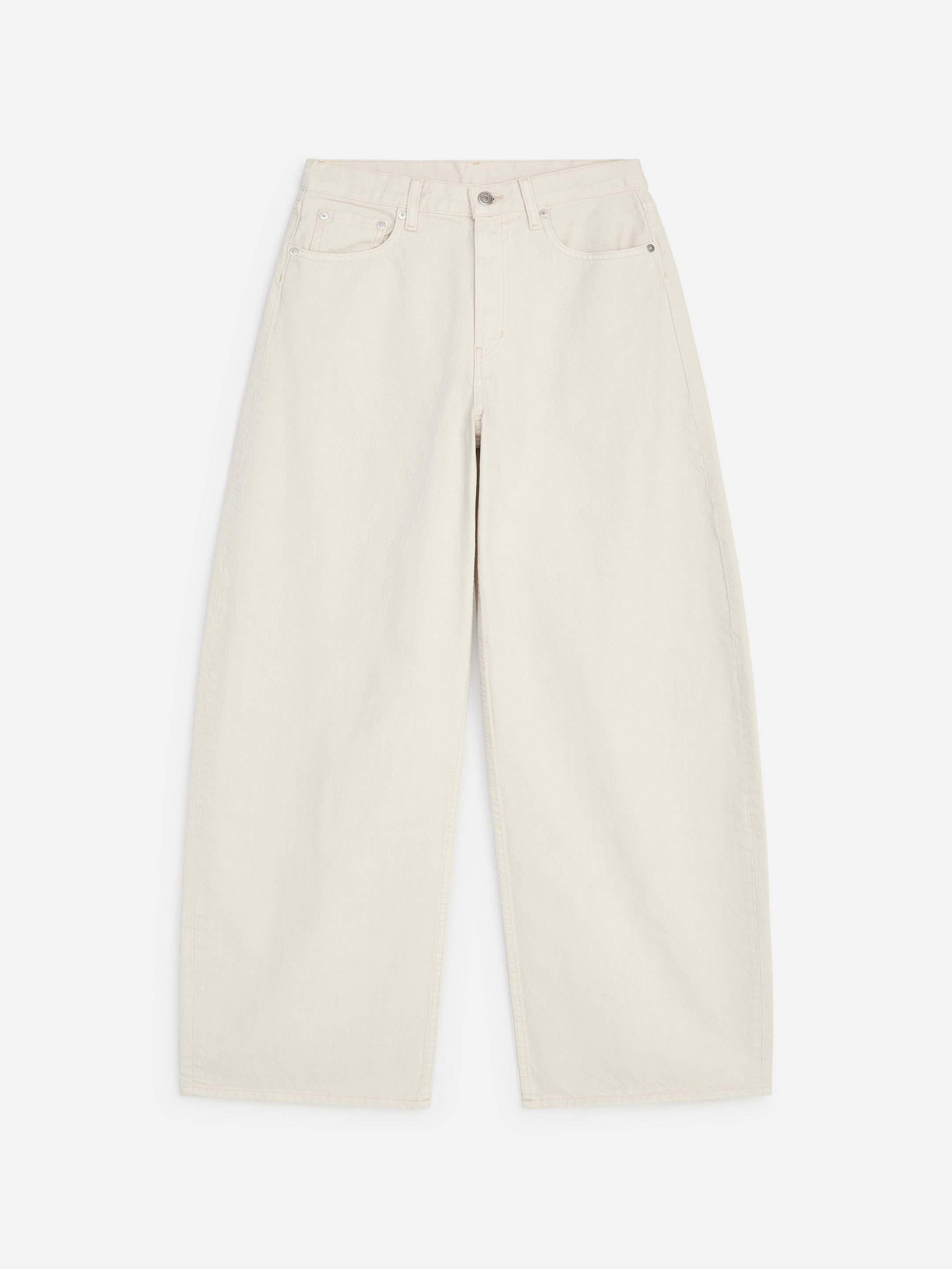 Peony Barrel Jeans-#ECEAE5-20303
