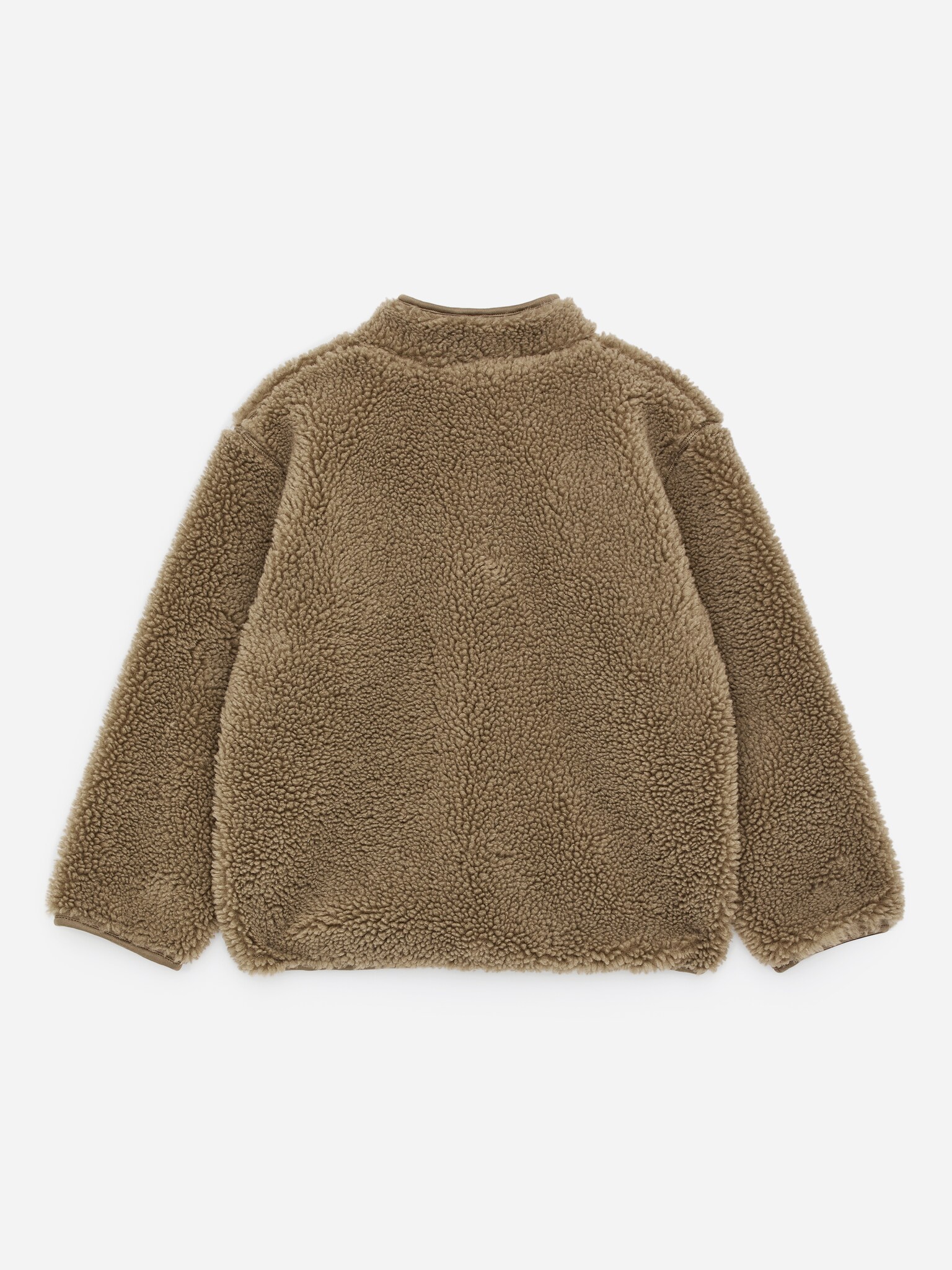 Teddyjacke - Dunkelbeige/Lila - 3