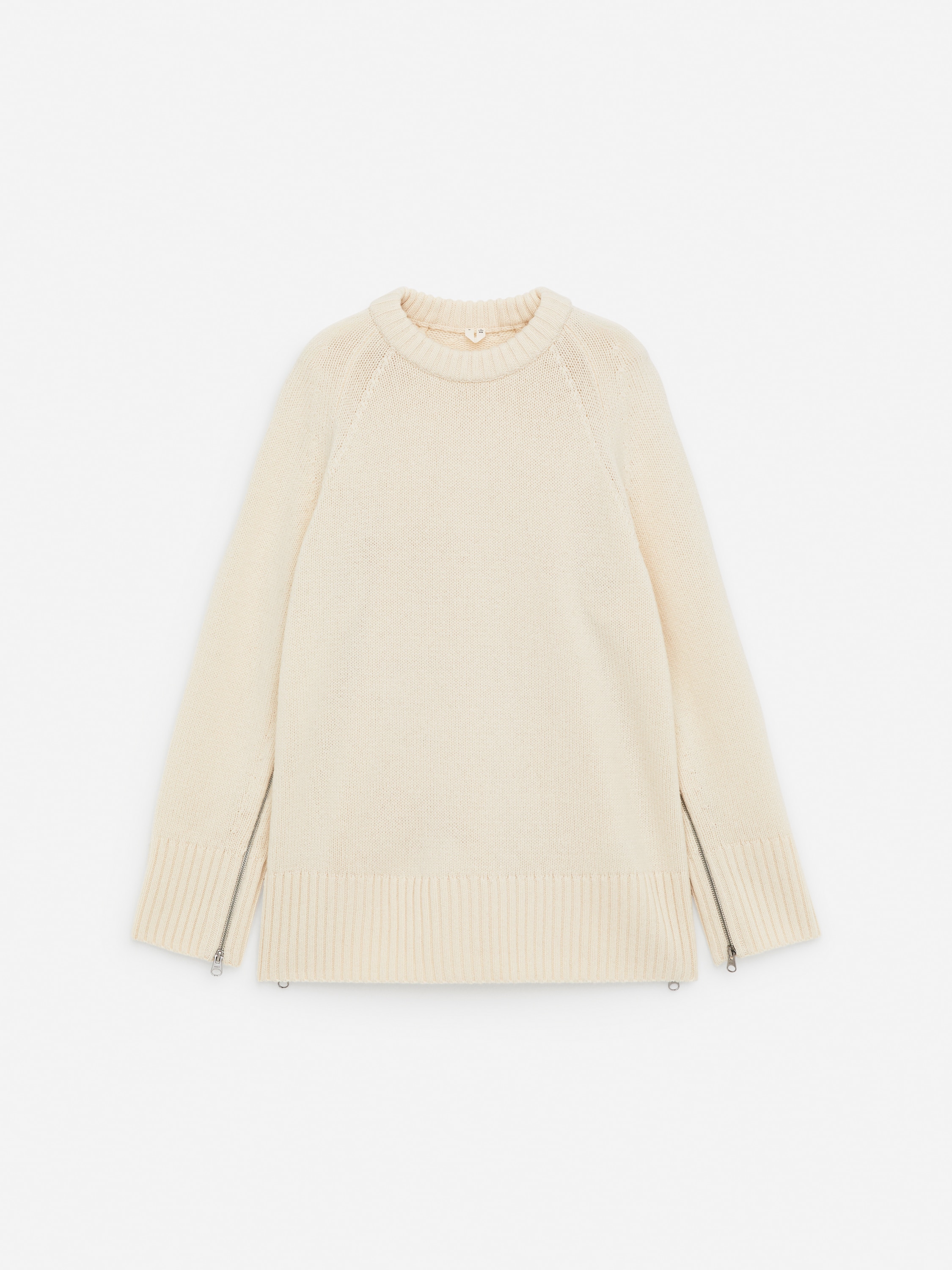 Villapusero vetoketjuyksityiskohdilla - Luonnonvalkoinen