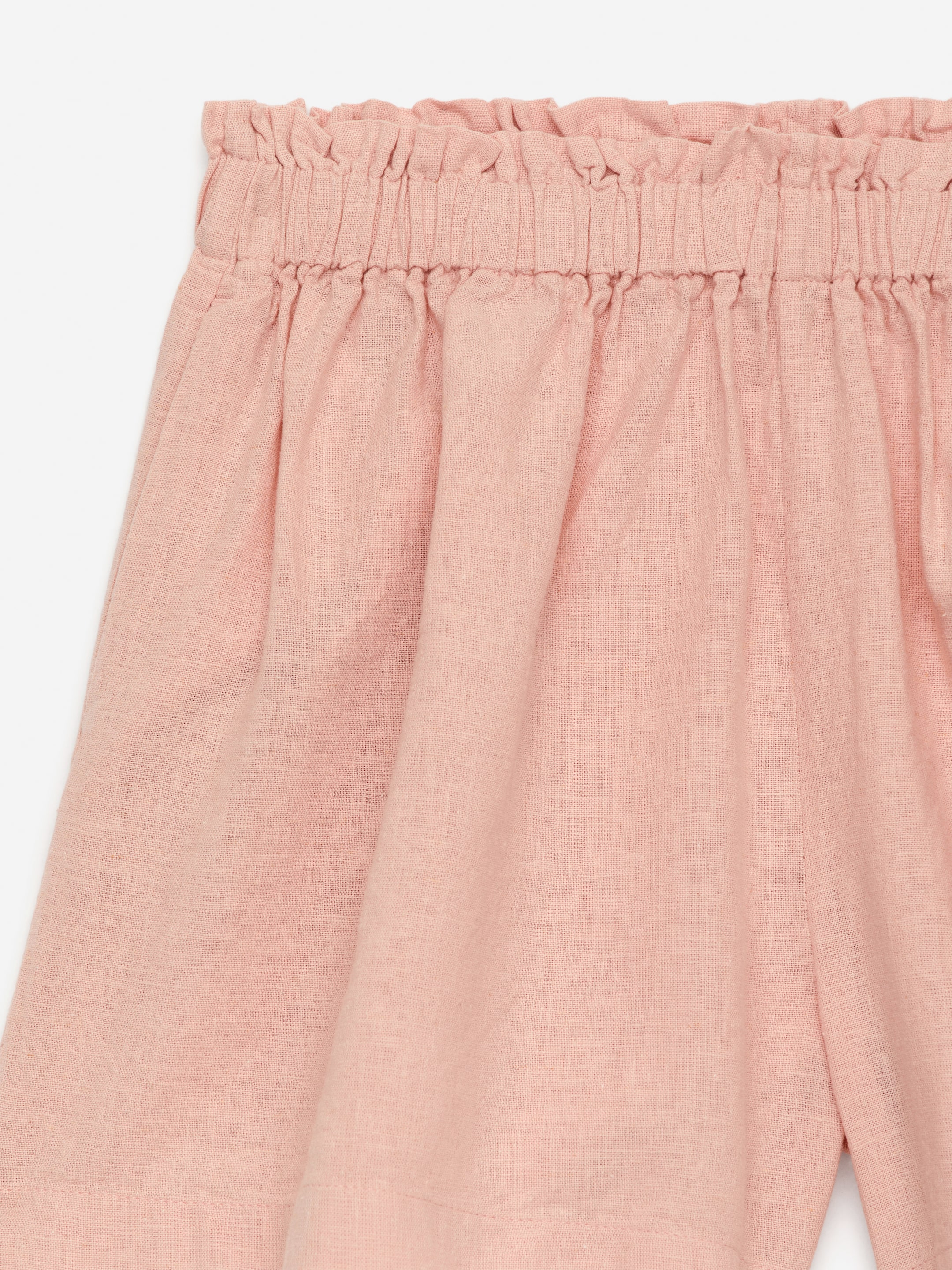 Visualizza immagine più grande: Shorts in lino dalla vestibilità ampia - Rosa - BAMBINO | H&M IT 3