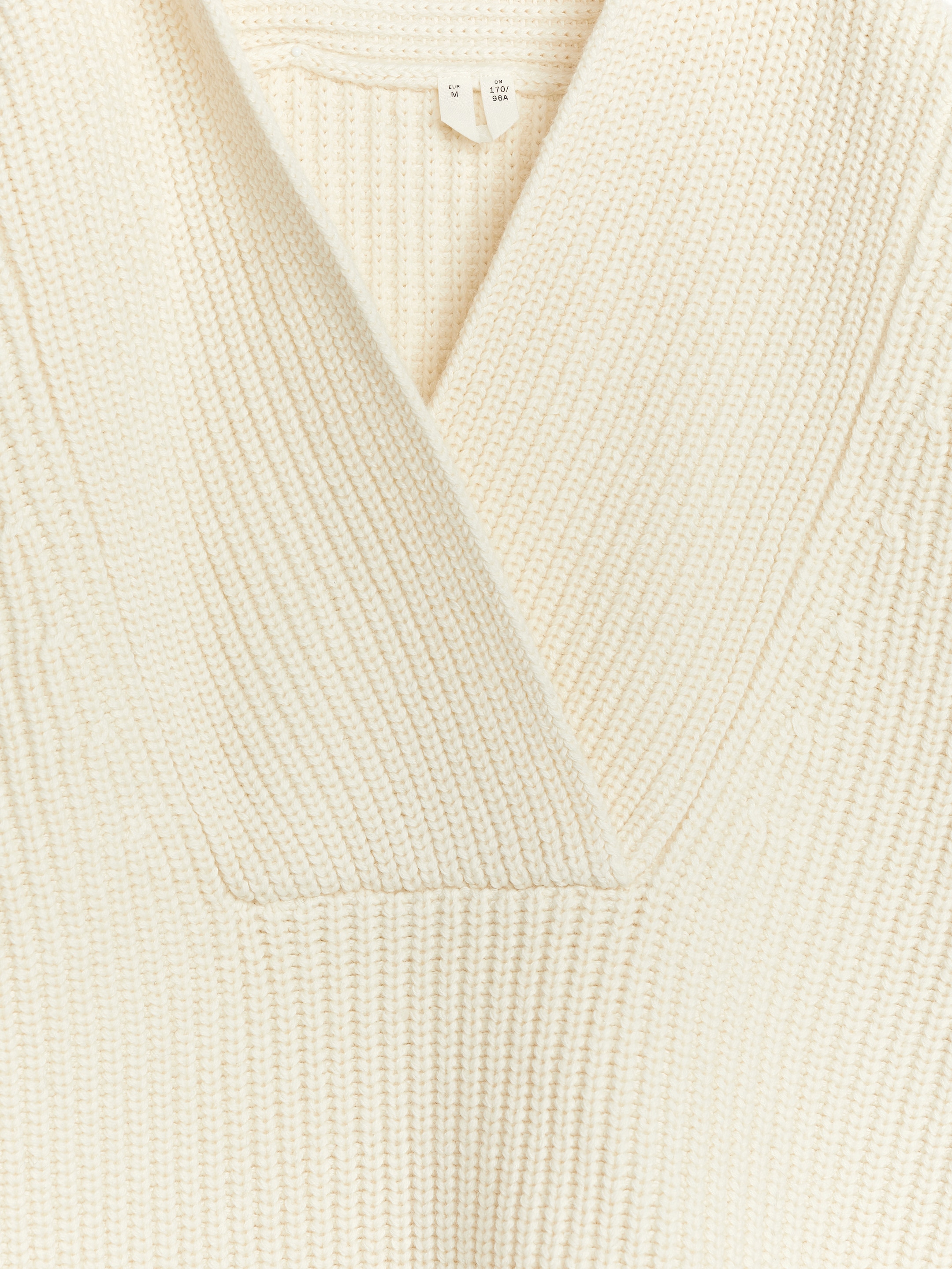 View larger image: Shawl Collar Jumper - Off White - Ladies | H&M GB 2