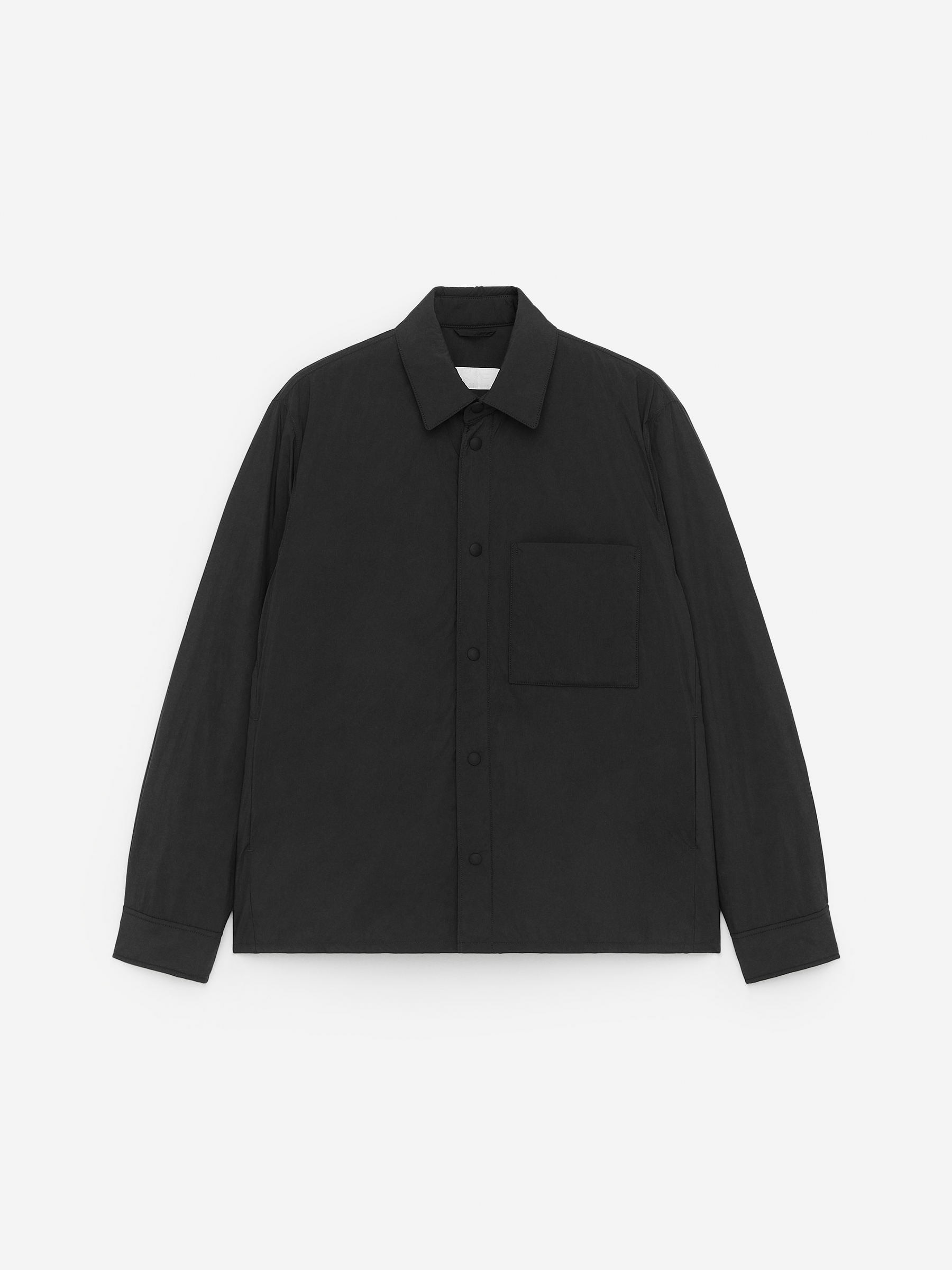 Light-Padded Overshirt-Black-16188